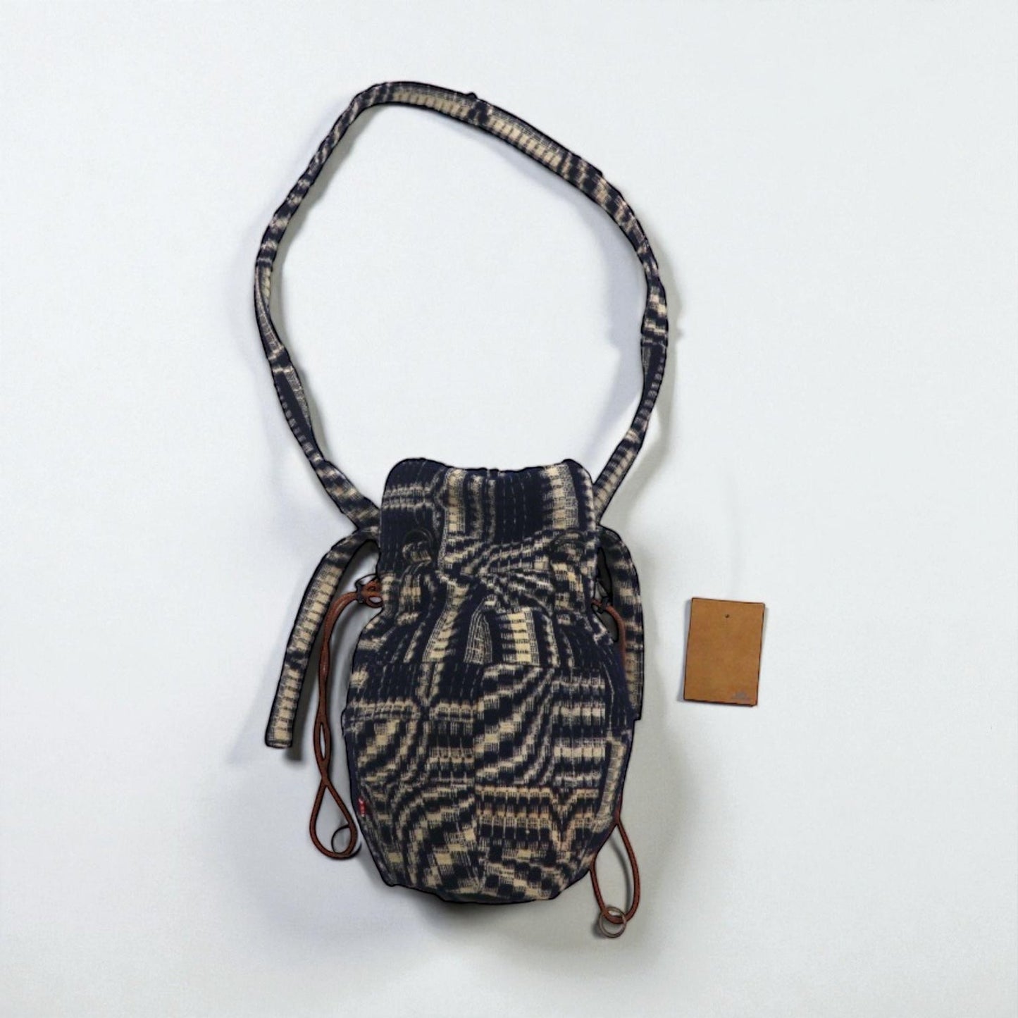 Leh ショルダーバッグ DOME TYPE BAG ( ANTIQUE INDIGO ) アンティークウール 刺し子 LONELY PLANET 861