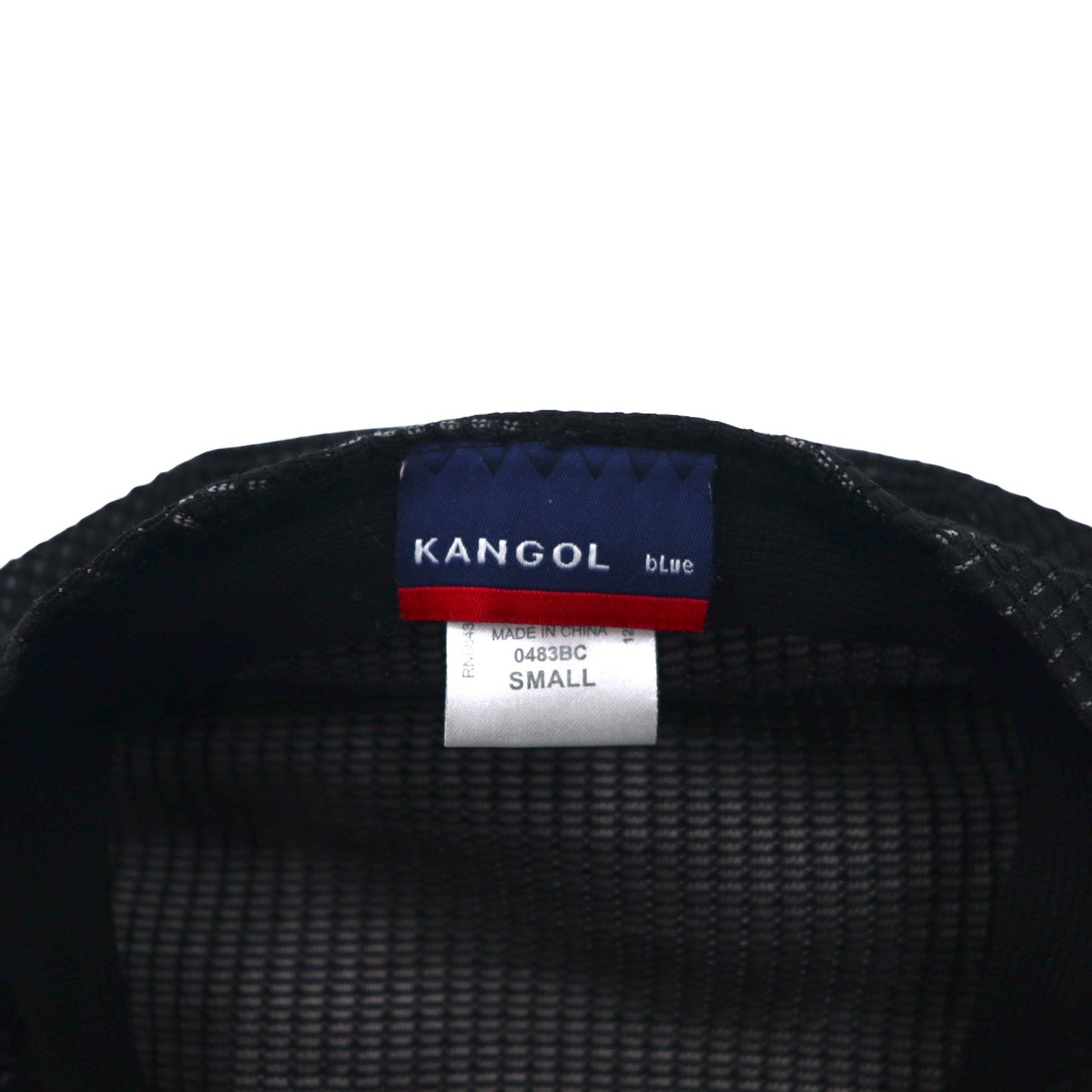 KANGOL blue ワッフル ハンチング キャップ S ブラック T/TONE WAFFLE CAP 0483BC