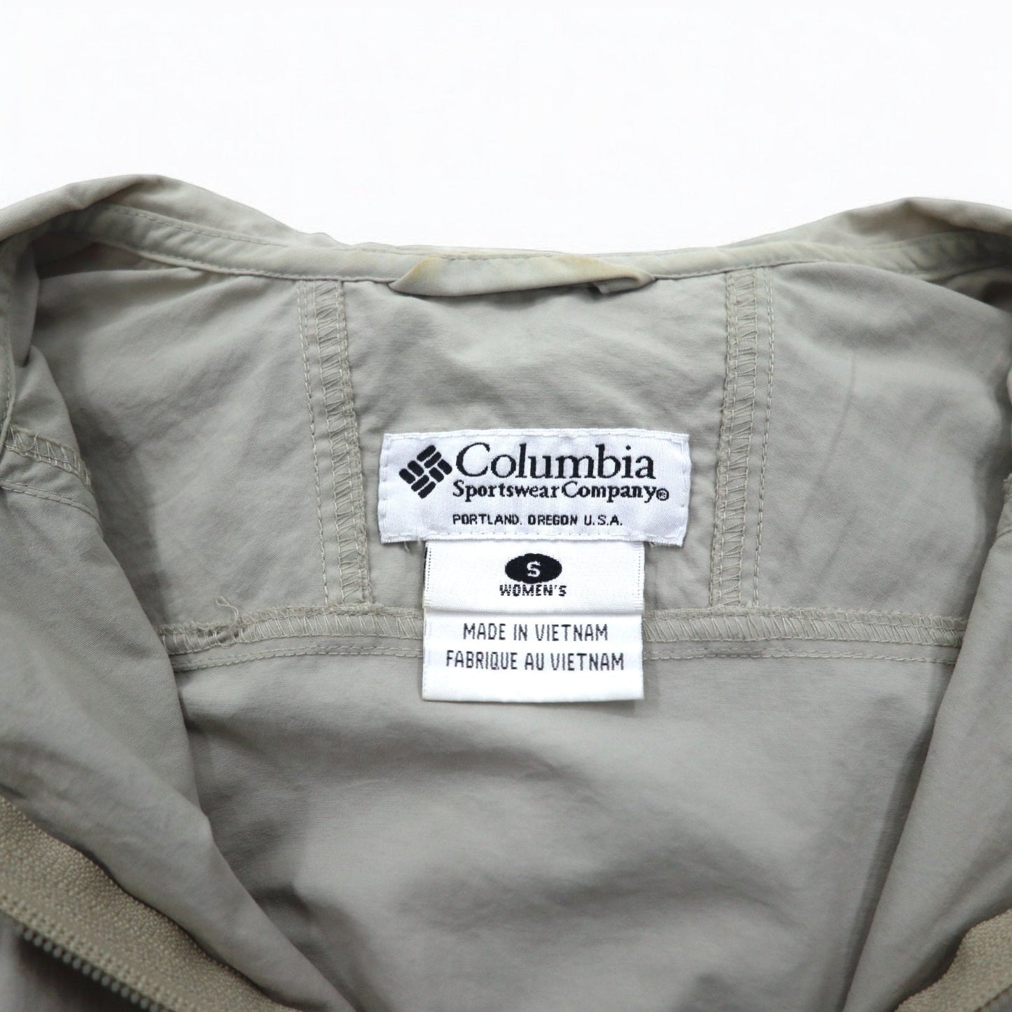 Columbia Light Shell Parka, Size S, Beige, Nylon, WL3010