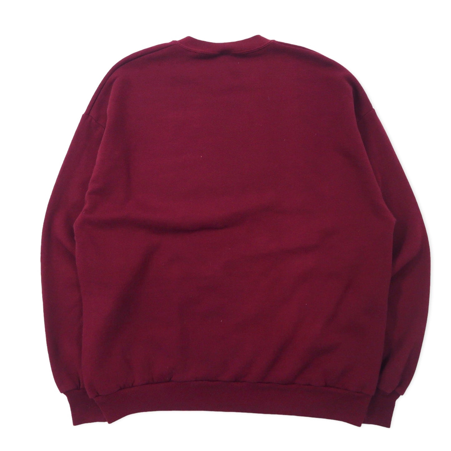 JERZEES USA製 90年代 プリント スウェット XL ボルドー コットン 裏起毛 A Moment In Time