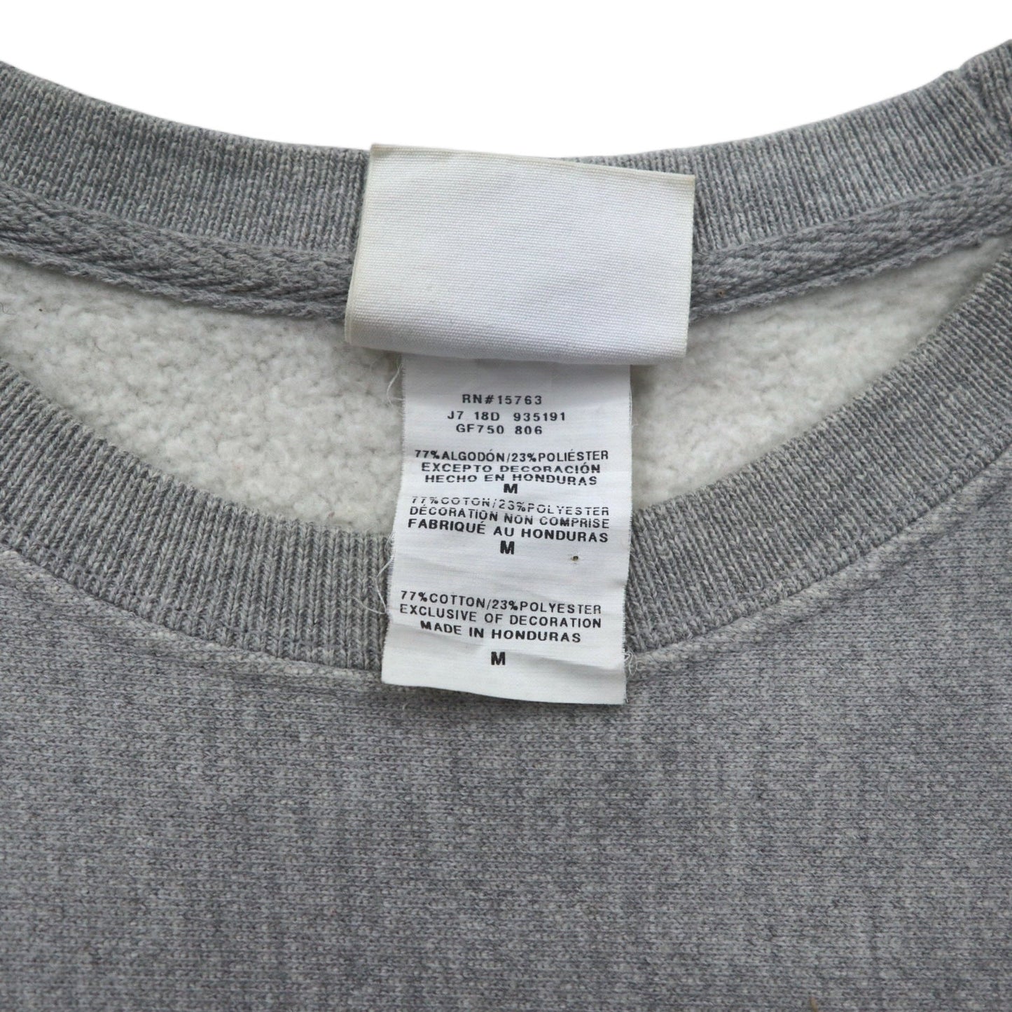 Champion Reverse Weave Sweatshirt, XL, Gray, Script Logo, Blue Single Tag, Reprint, Made in Honduras