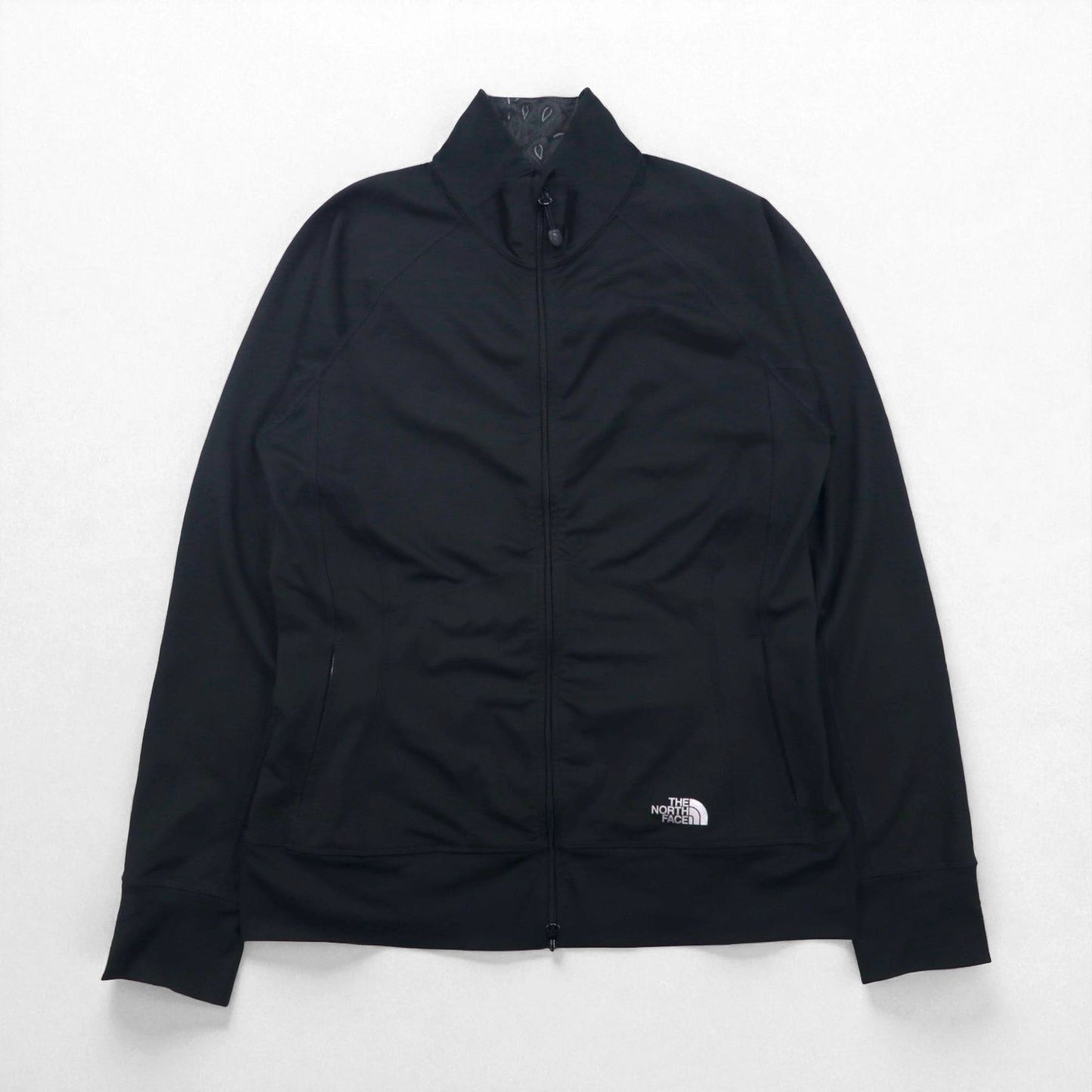 THE NORTH FACE トラックジャケット Vapor WiCK SHIRT M ブラック 速乾 ダブルジップ