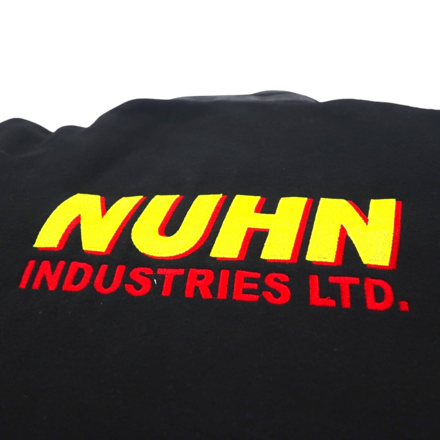 CANADA SPORTSWEAR Leather Sleeve Stadium Jacket, Size L, Black, Wool and Cowhide, NUHN Embroidery, Unused