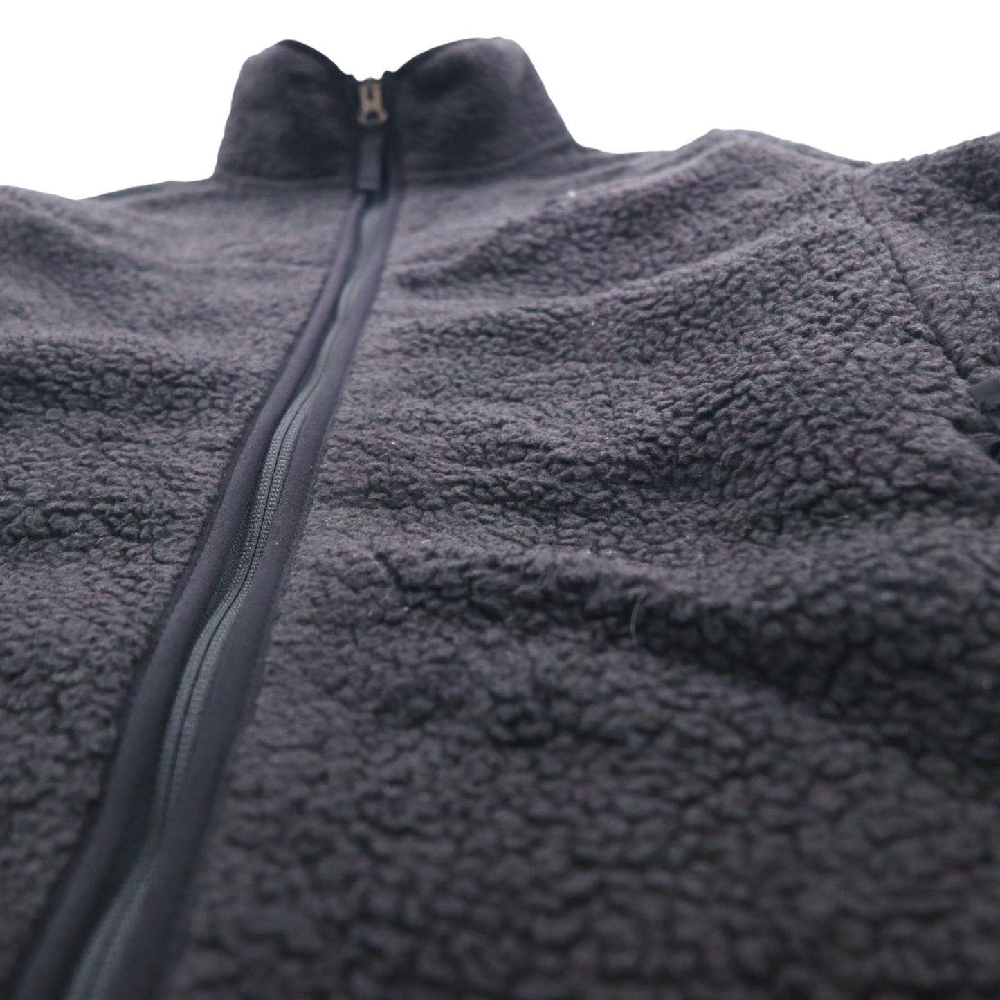 THE NORTH FACE フルジップ ボア フリースジャケット S ブラック スタンドカラー NF0A4P8T