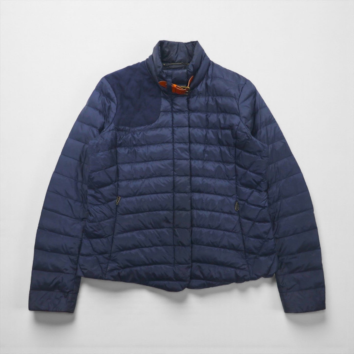 Ralph Lauren 90年代 キルティング ダウンジャケット XL ネイビー ナイロン チンストラップ