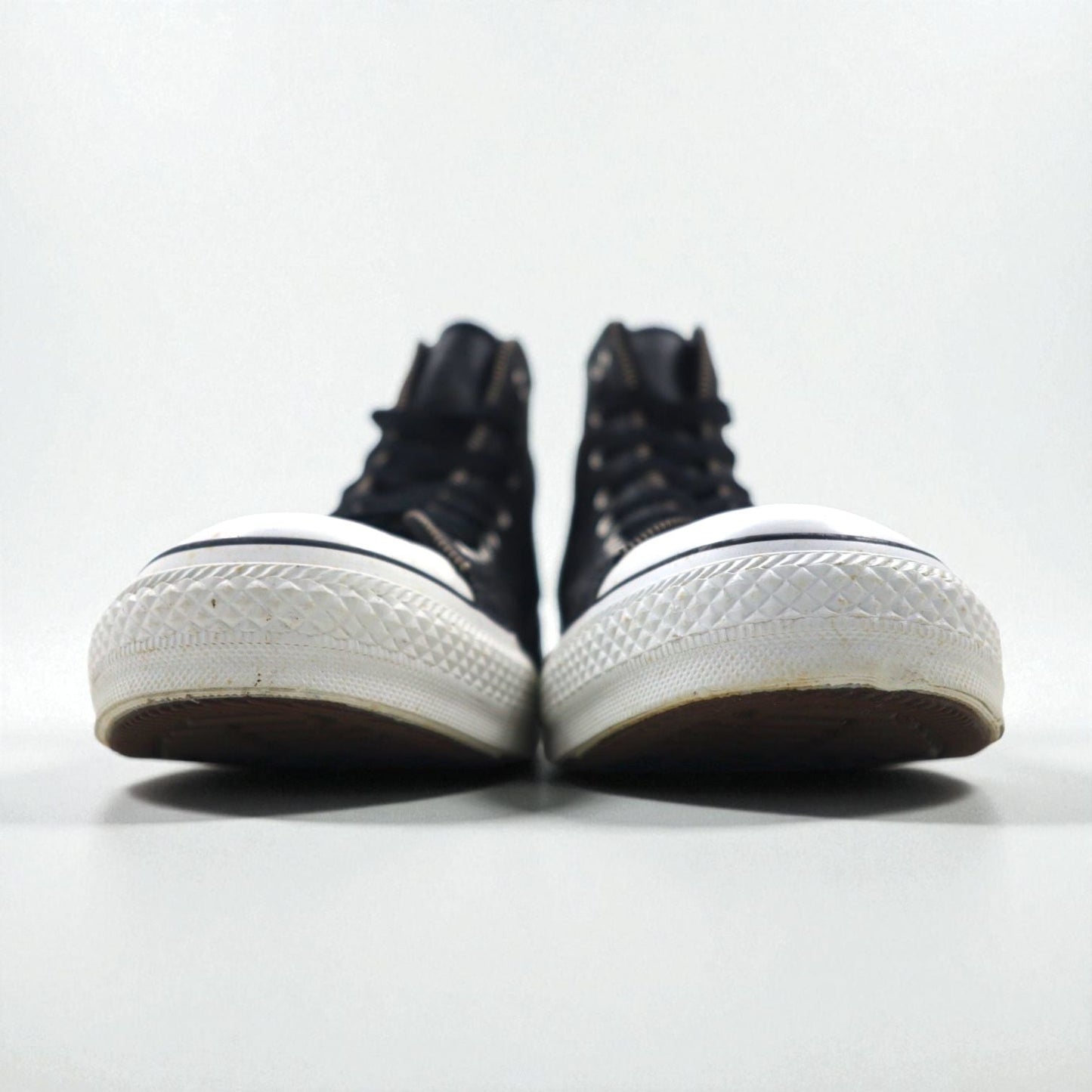 CONVERSE オールスター ジップ ハイ レザー All Star Leather Zip Hi ハイカットスニーカー 28cm ジップデザイン