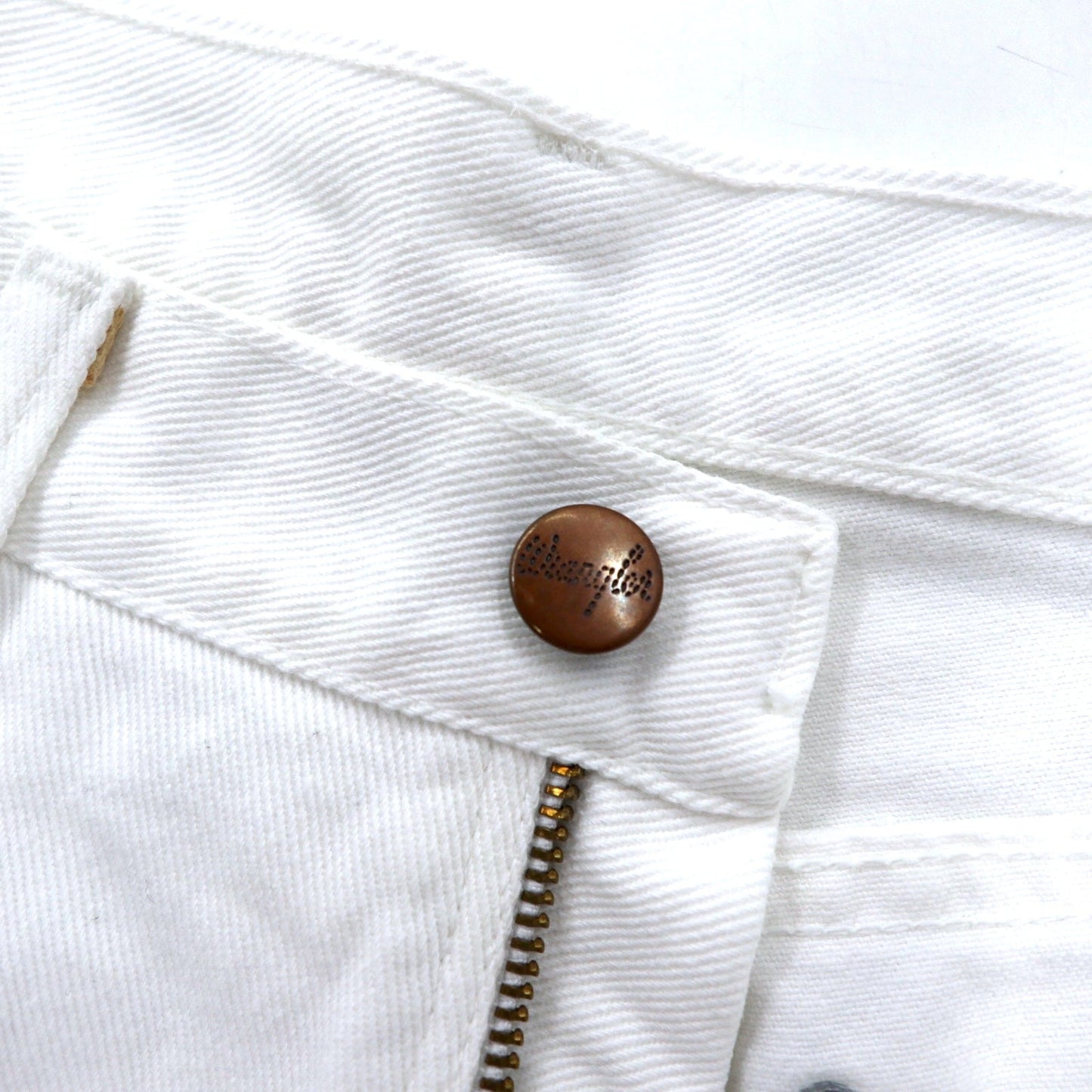 Wrangler 90s USA Made White Denim Pants, Size 28, Cotton, 13MWZWI