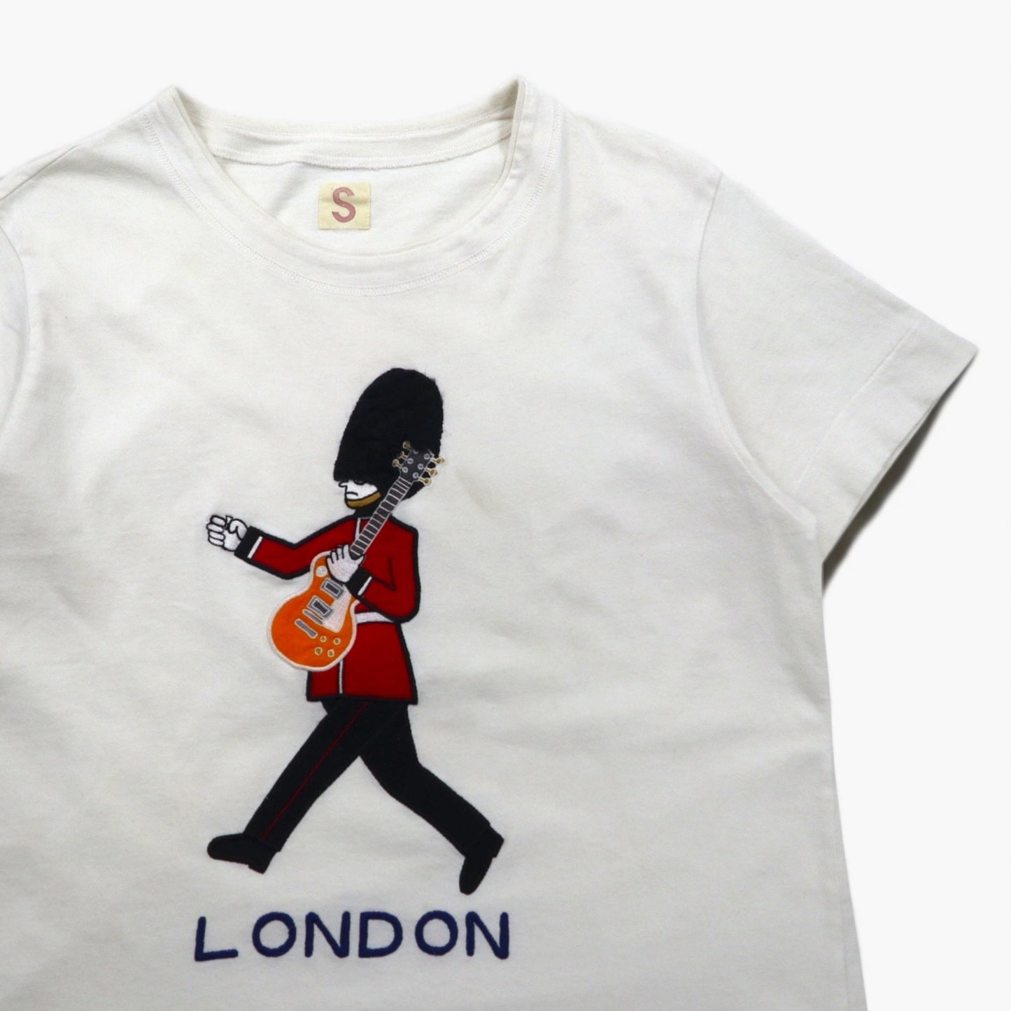 BRU NA BOIINE スーベニア Ｔシャツ S ホワイト LONDON ロンドン コットン 日本製