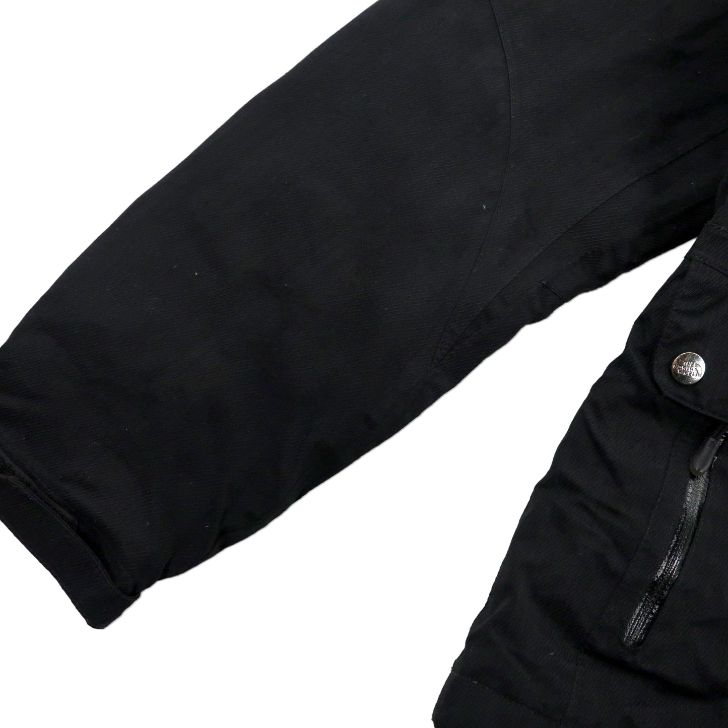 THE NORTH FACE Mountain Parka, Size M, Black, Nylon 550 HYVENT, Waterproof, High Neck, Detachable Hood