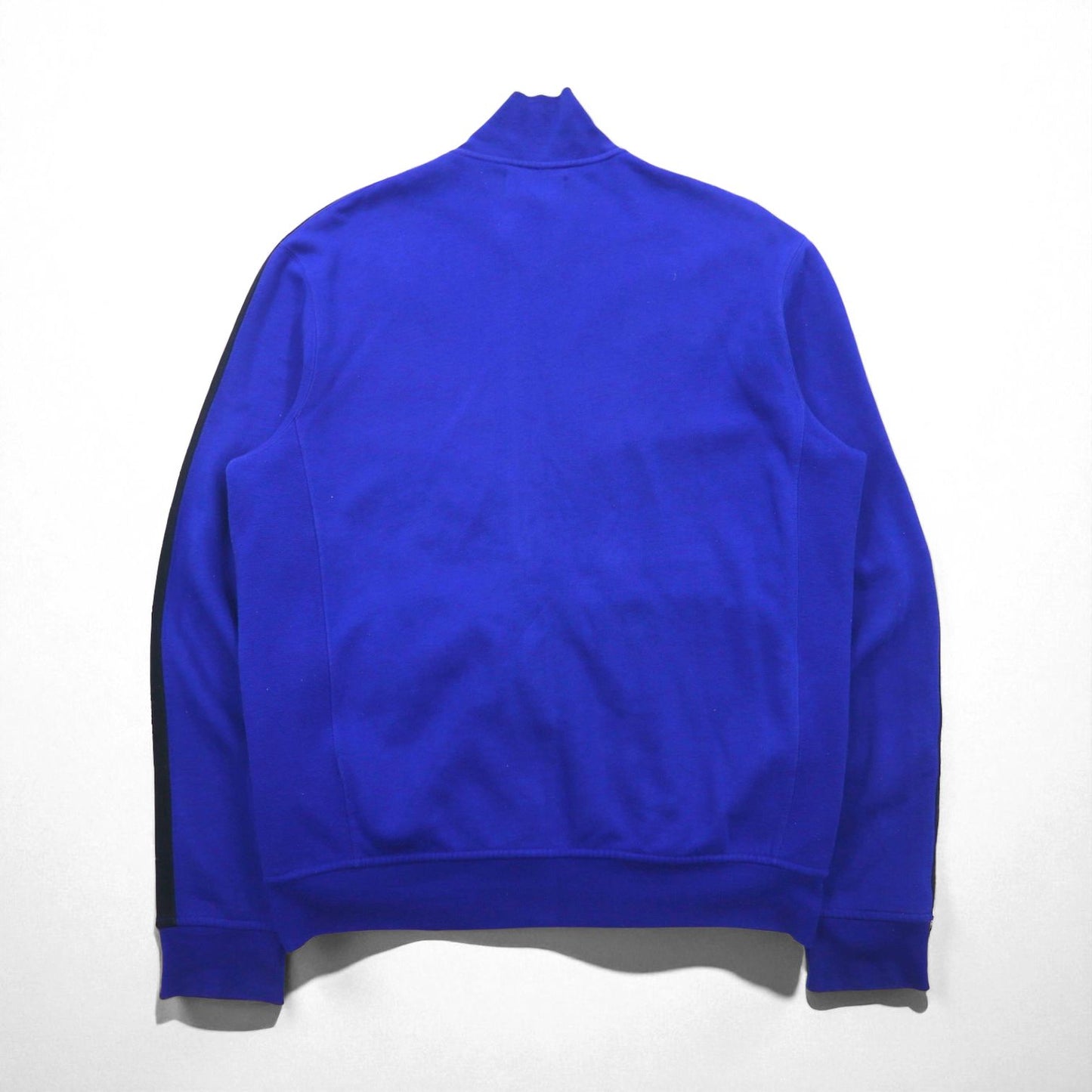Polo Ralph Lauren 90年代 リバースウィーブ スウェット トラックジャケット ジャージ M ブルー スモールポニー刺繡 スタンドカラー