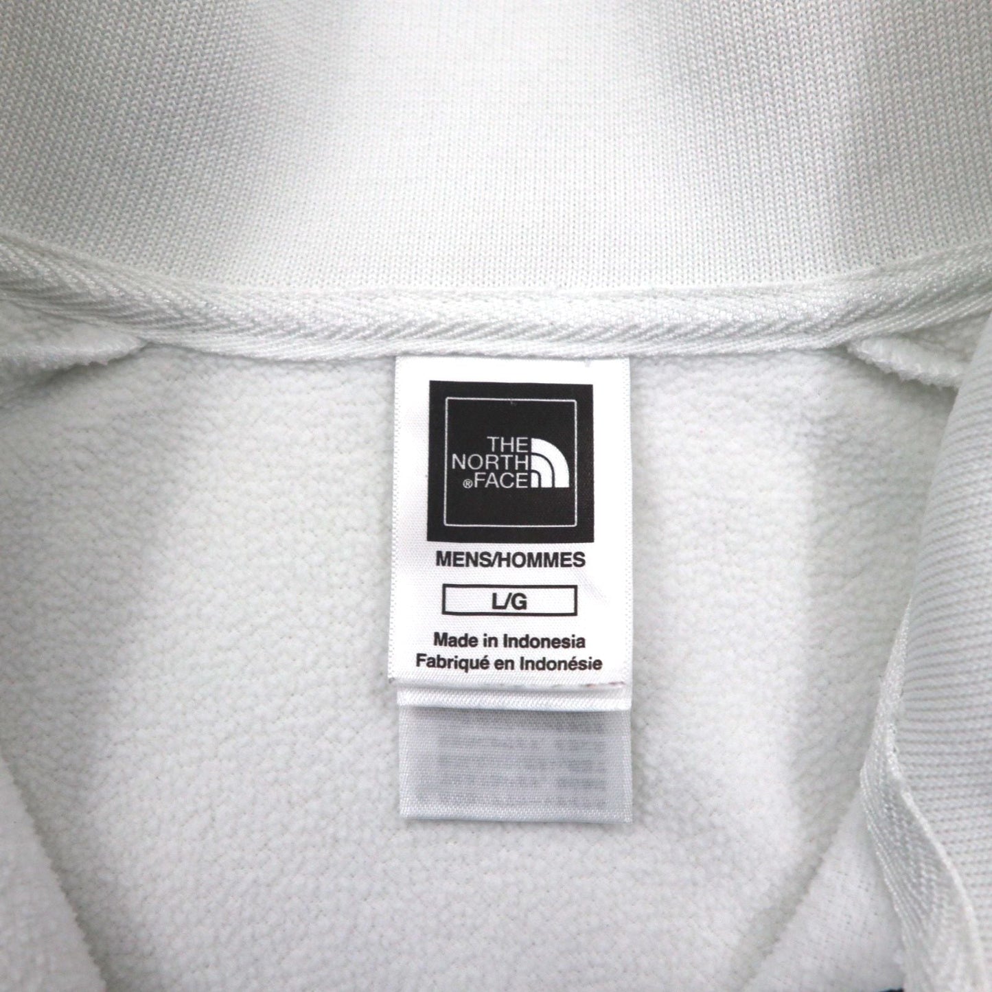 THE NORTH FACE トラックジャケット ジャージ L ホワイト AZFX サイドライン ネイビー スタンドカラー
