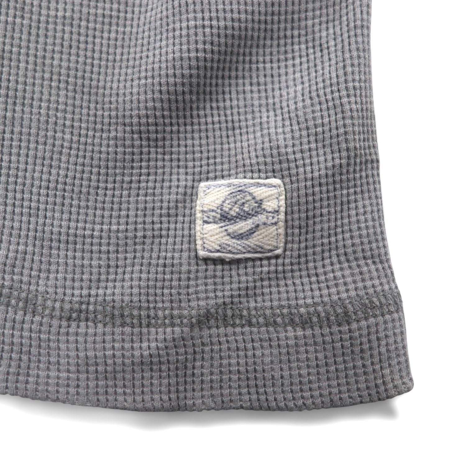 Woolrich 90年代 ヘンリーネック サーマル ロングスリーブ Tシャツ ロンT XL グレー コットン