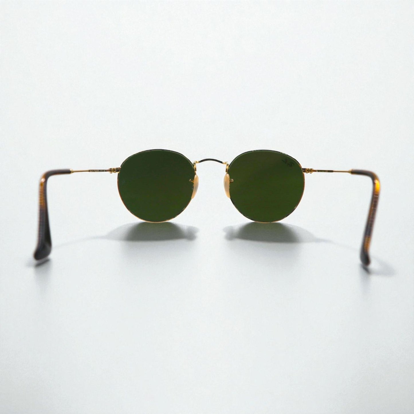 Ray-Ban ラウンドメタル ROUND METAL サングラス ゴールド ミラーレンズ RB3447-N 001/8O 50-21 145 3N イタリア製