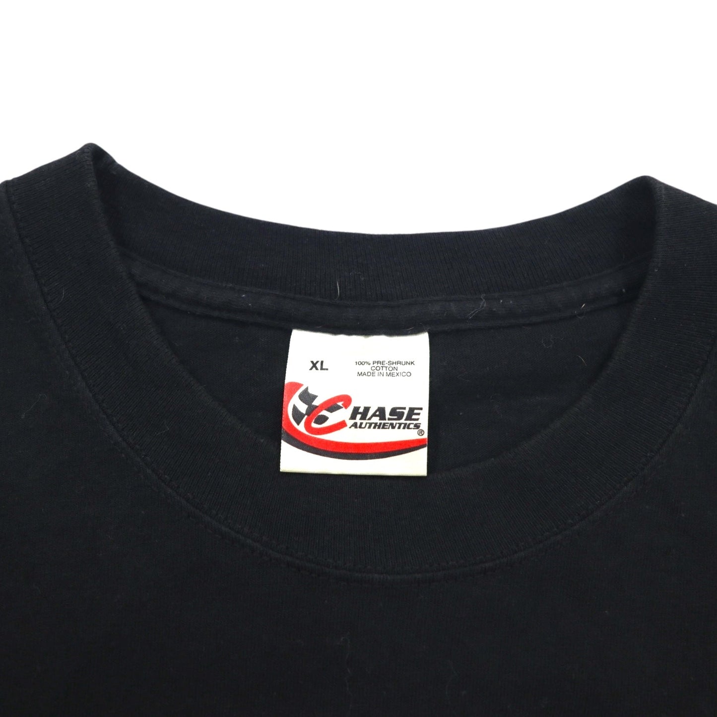 CHASE AUTHENTIC Racing Car T-Shirt, XL, Black, Budweiser, Hanes BEEFY-T, Made in Mexico