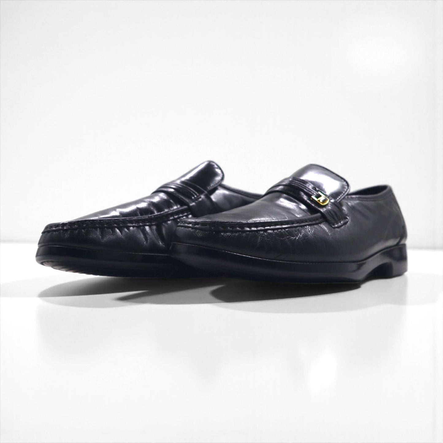 FLORSHEIM スリッポン ローファー 28.5cm ブラック レザー COMFORTECH 17088
