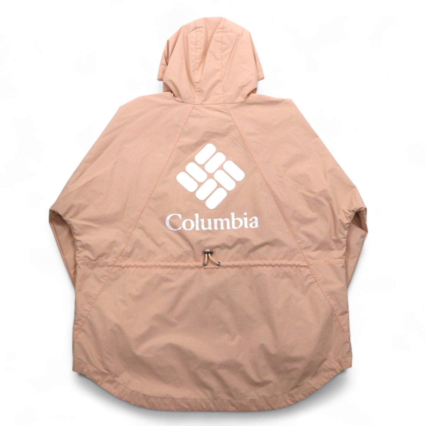 Columbia Park Jacket, Mountain Parka, Rain Jacket, Large, Pink, Nylon, Drawcord