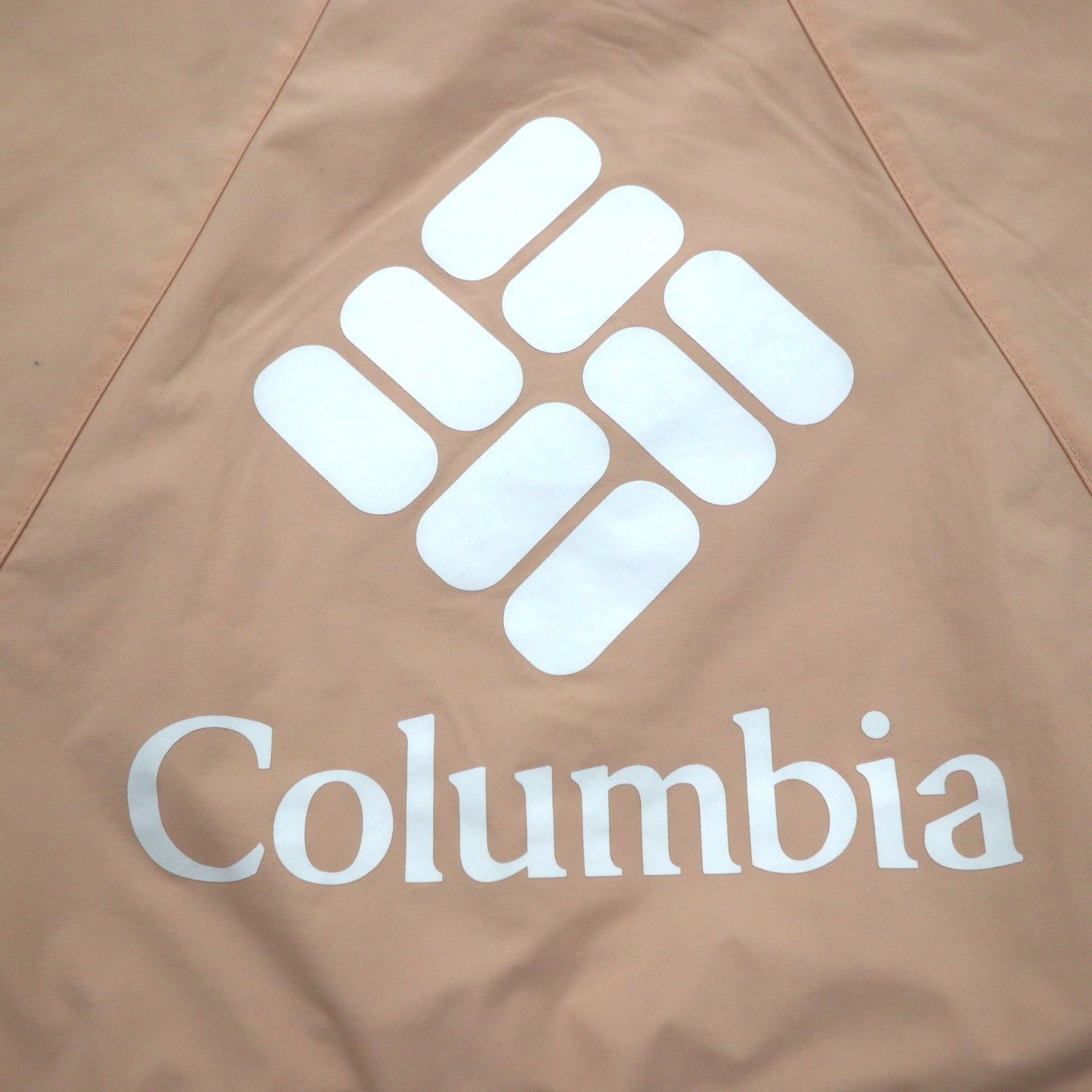 Columbia Park Jacket, Mountain Parka, Rain Jacket, Large, Pink, Nylon, Drawcord