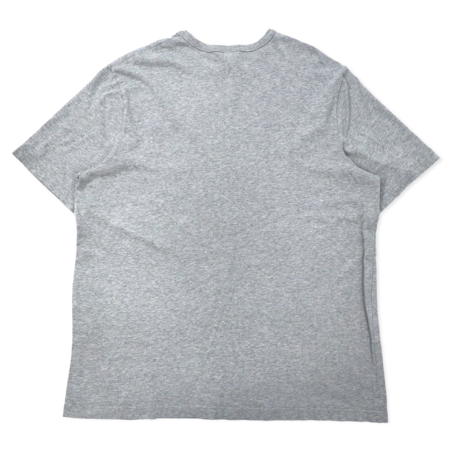 Champion 90s Pocket T-Shirt, Size 3XL, Gray Cotton, Bar Tag, One-Point Logo Embroidery, Oversized