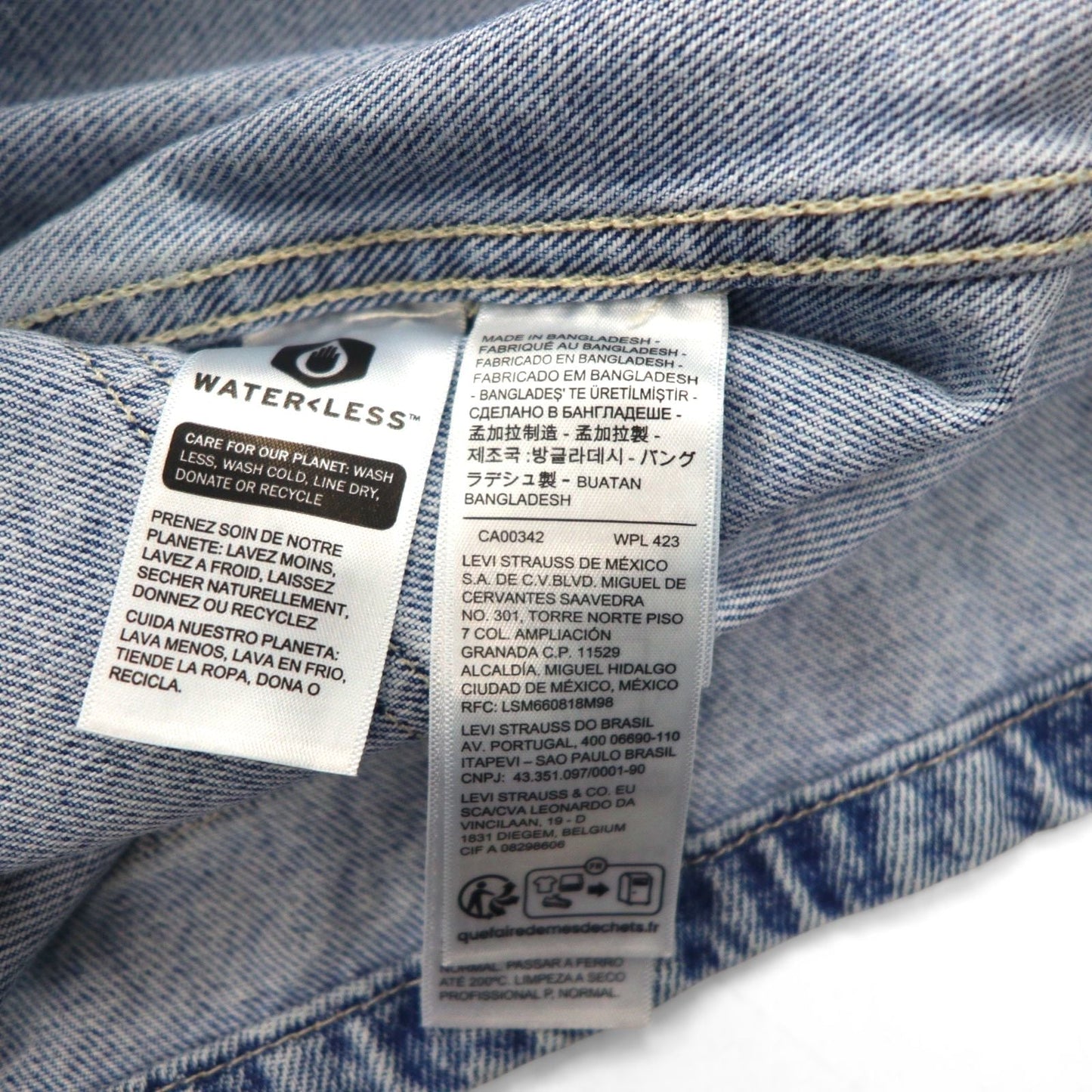 Levi’s WORKWEAR エンジニアコート Engineer Coat カバーオール 2XL インディゴ デニム RELAXED A0744-0003 未使用品