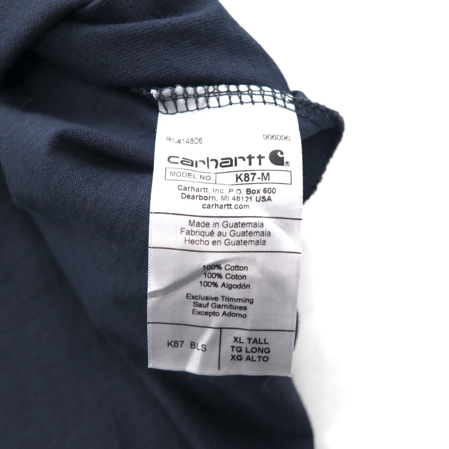 Carhartt Loose Fit Pocket T-Shirt, XL, Gray, Cotton