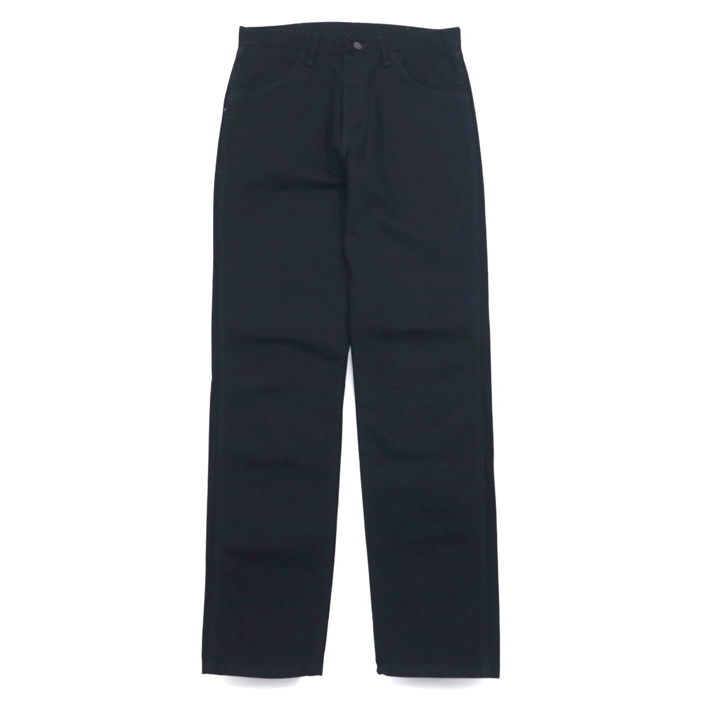 RUSTLER (Wrangler) Straight-leg Denim Jeans, Size M, Black, Regular Fit, 87619CB, Made in Mexico, Unused