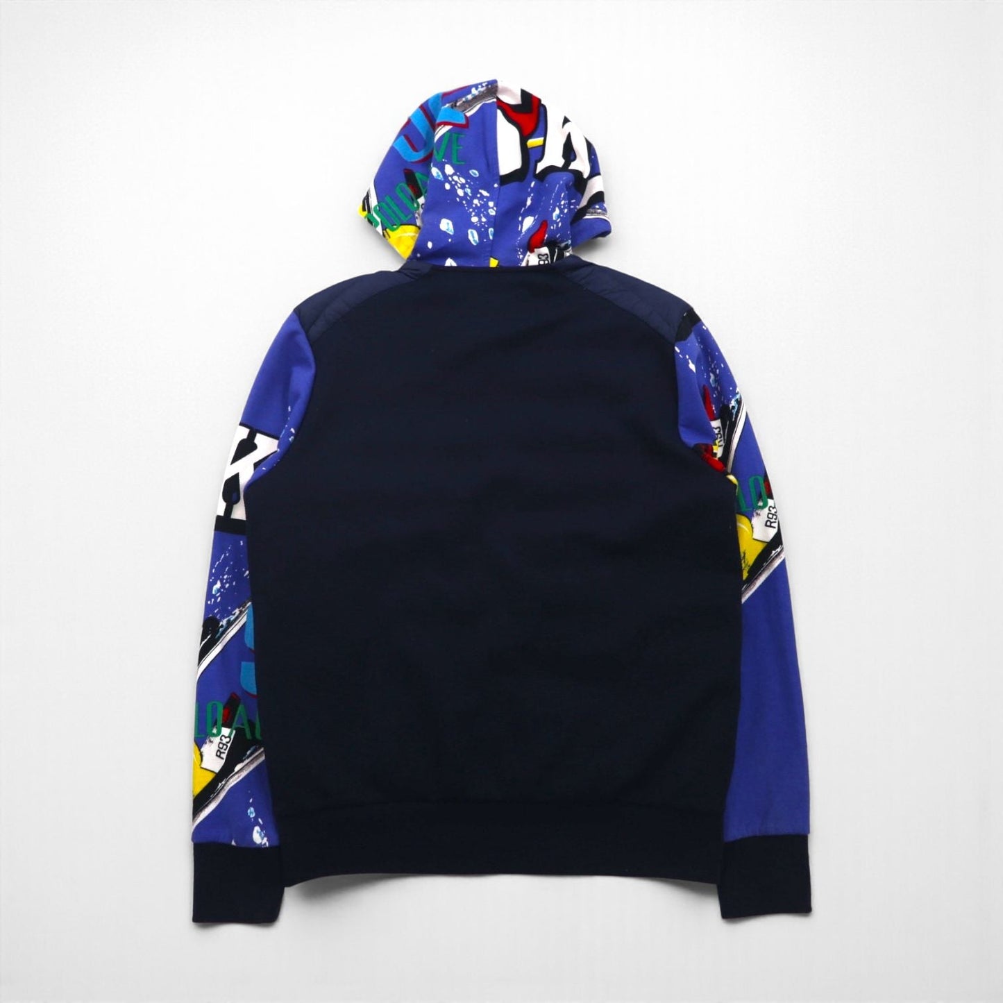 Polo Ralph Lauren ハイブリッド パフォーマンス ダウンジャケット パーカー M ネイビー PERFORMANCE キルティング 切替