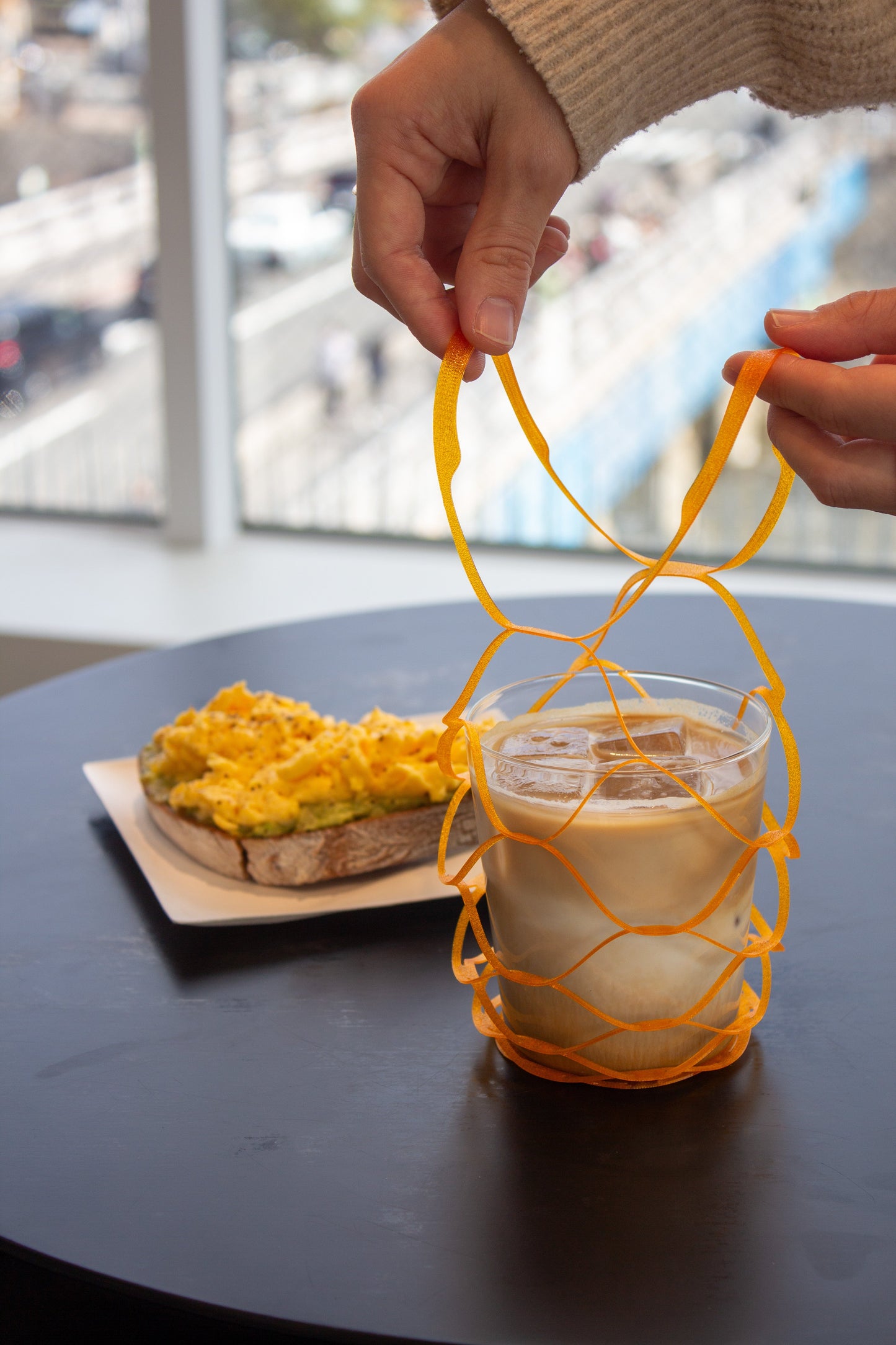 Drink holder #e7a51d