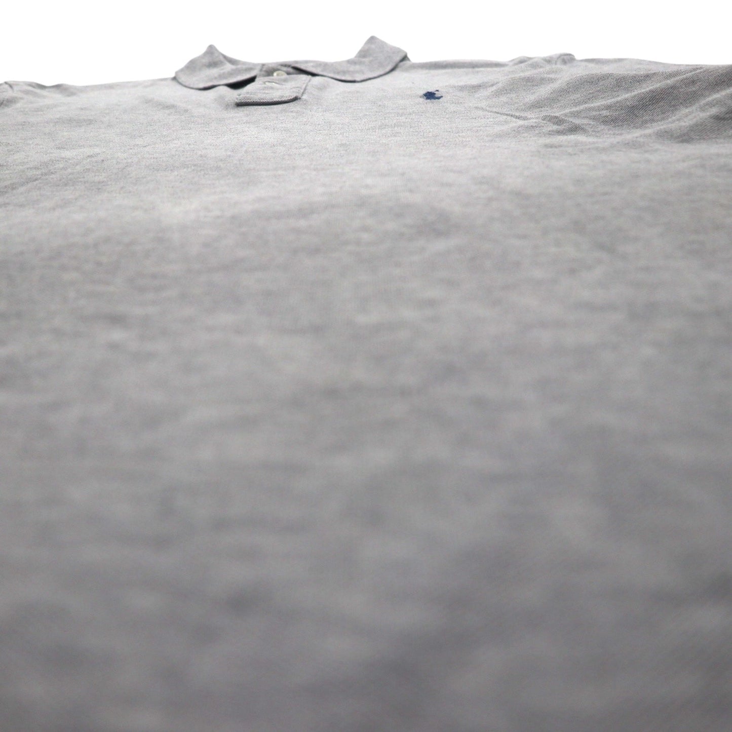 POLO RALPH LAUREN クラシックフィット ポロシャツ L グレー コットン 鹿の子 スモールポニー刺繍