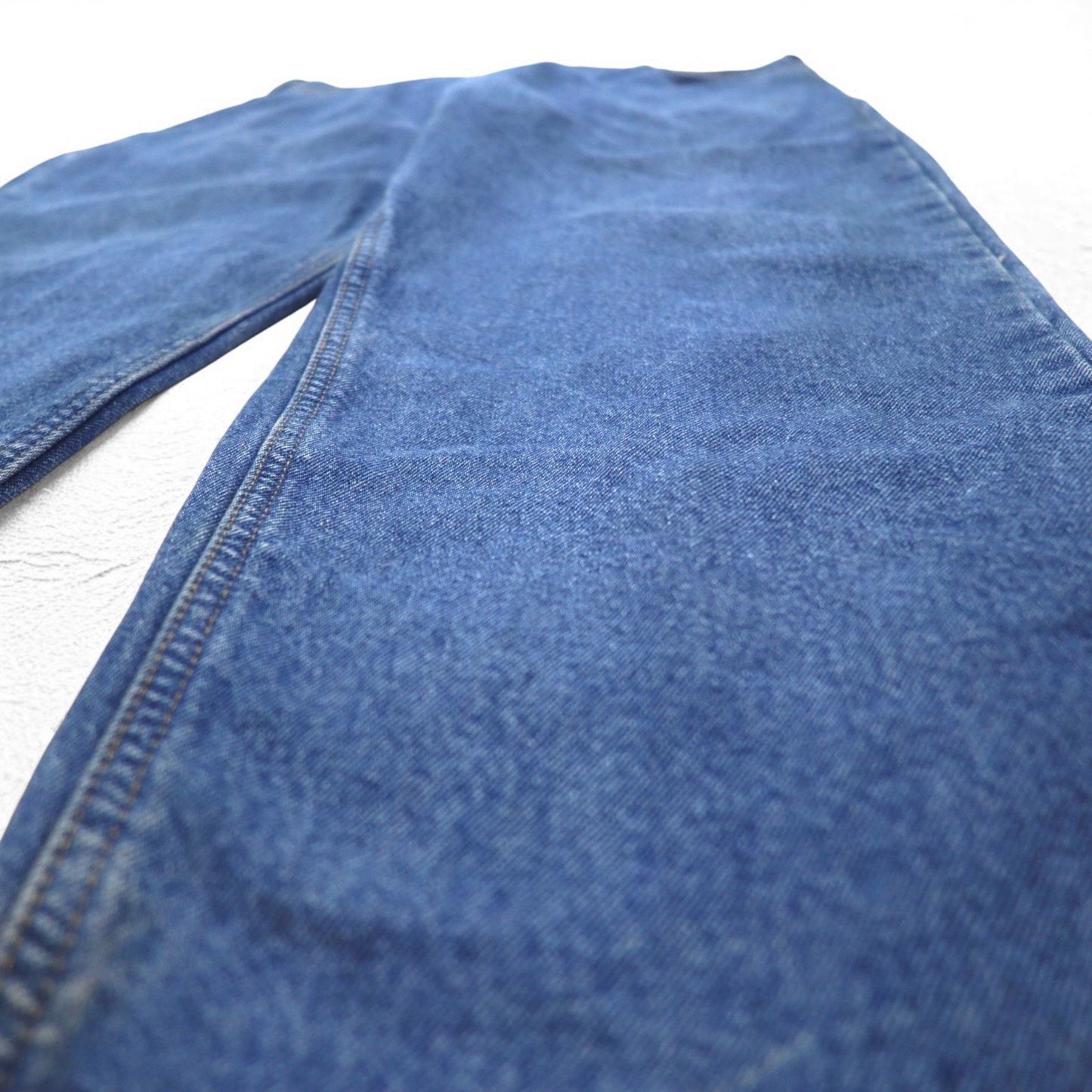 Carhartt Relaxed Fit Flannel-Lined Denim Pants, Size XL, Indigo with Blue Check Lining, B172 DST, Made in Mexico