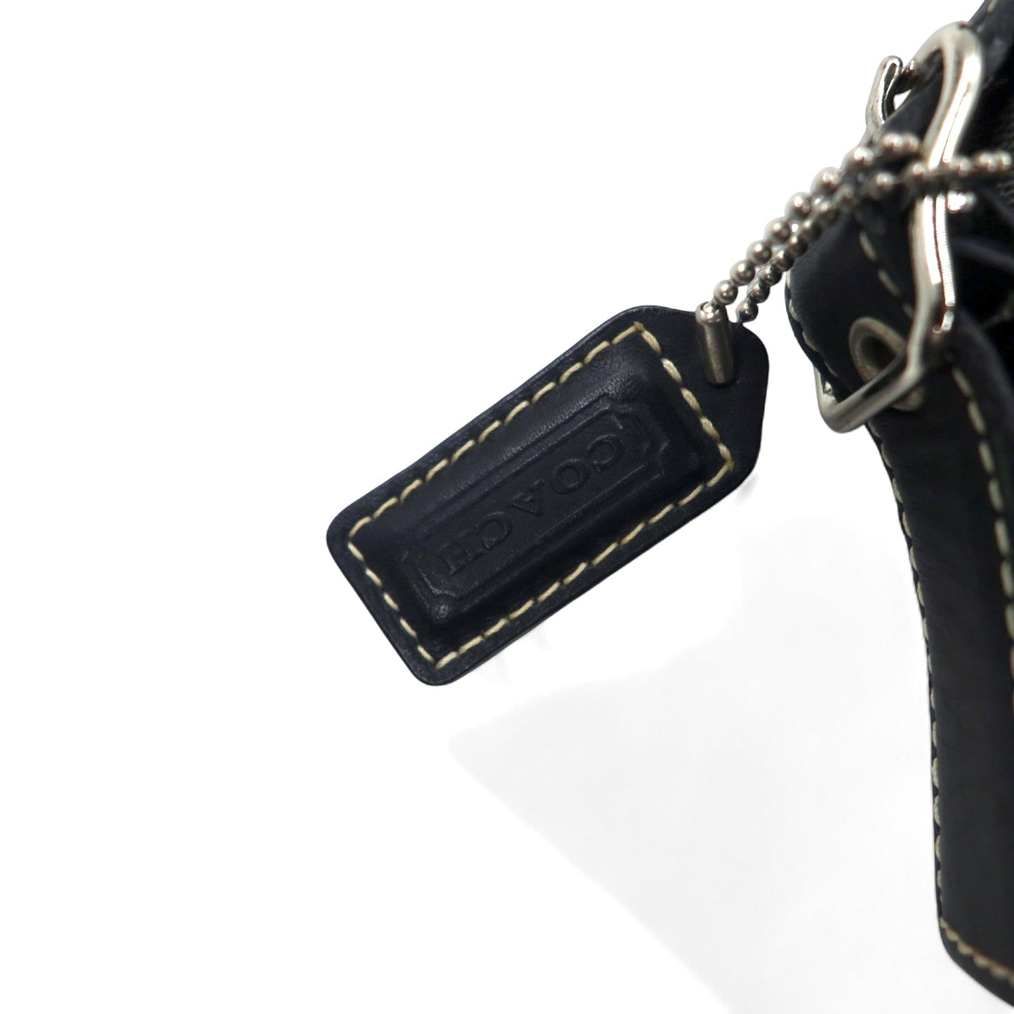 COACH Signature Shoulder Bag in Gray Canvas and Leather (G3K-6357)