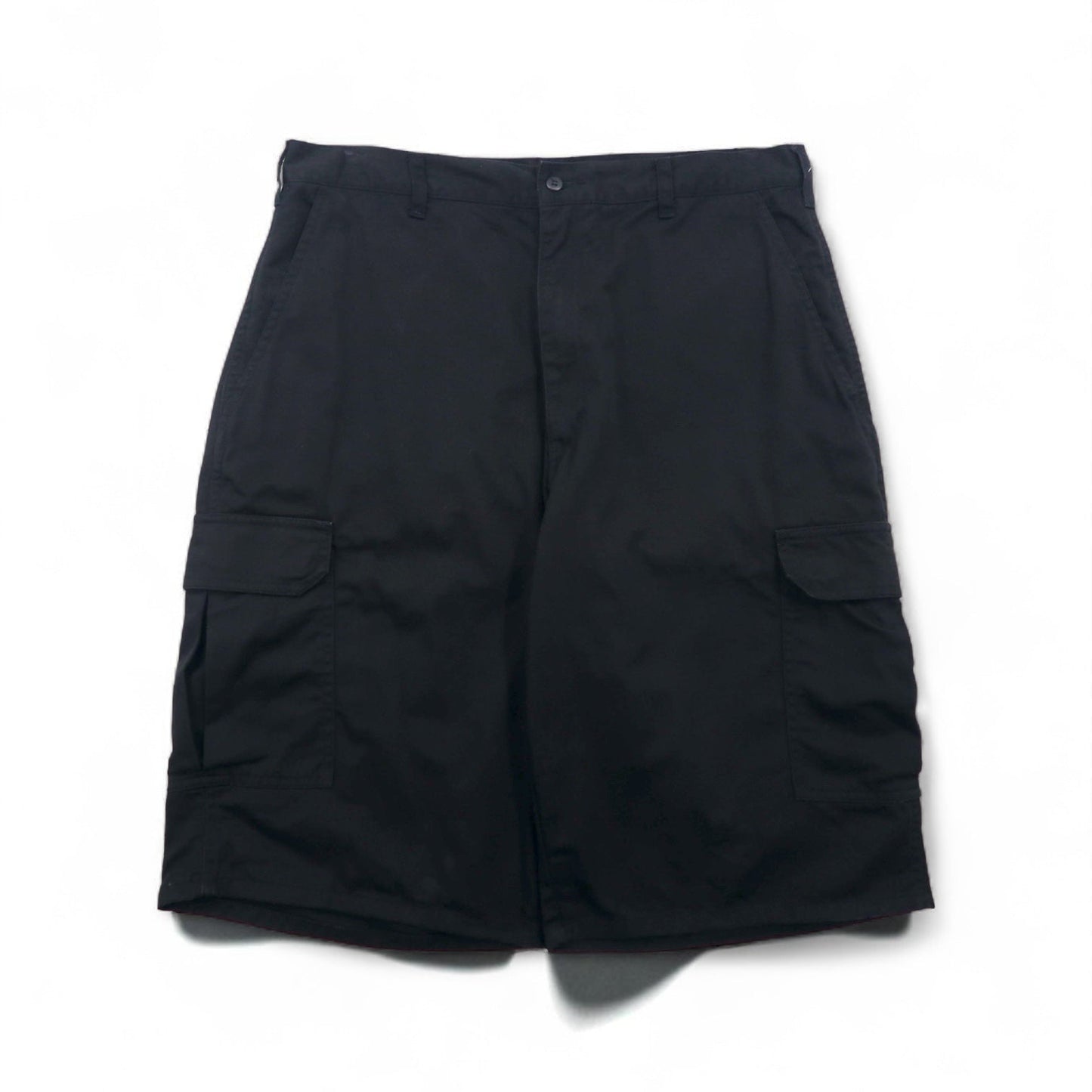 Dickies ショート カーゴパンツ ハーフパンツ L ブラック コットン