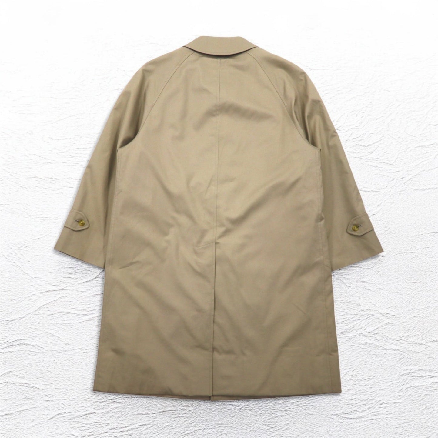 Burberry's 80s Balmacaan Coat, Size M, Beige, with Detachable Nova Check Lining