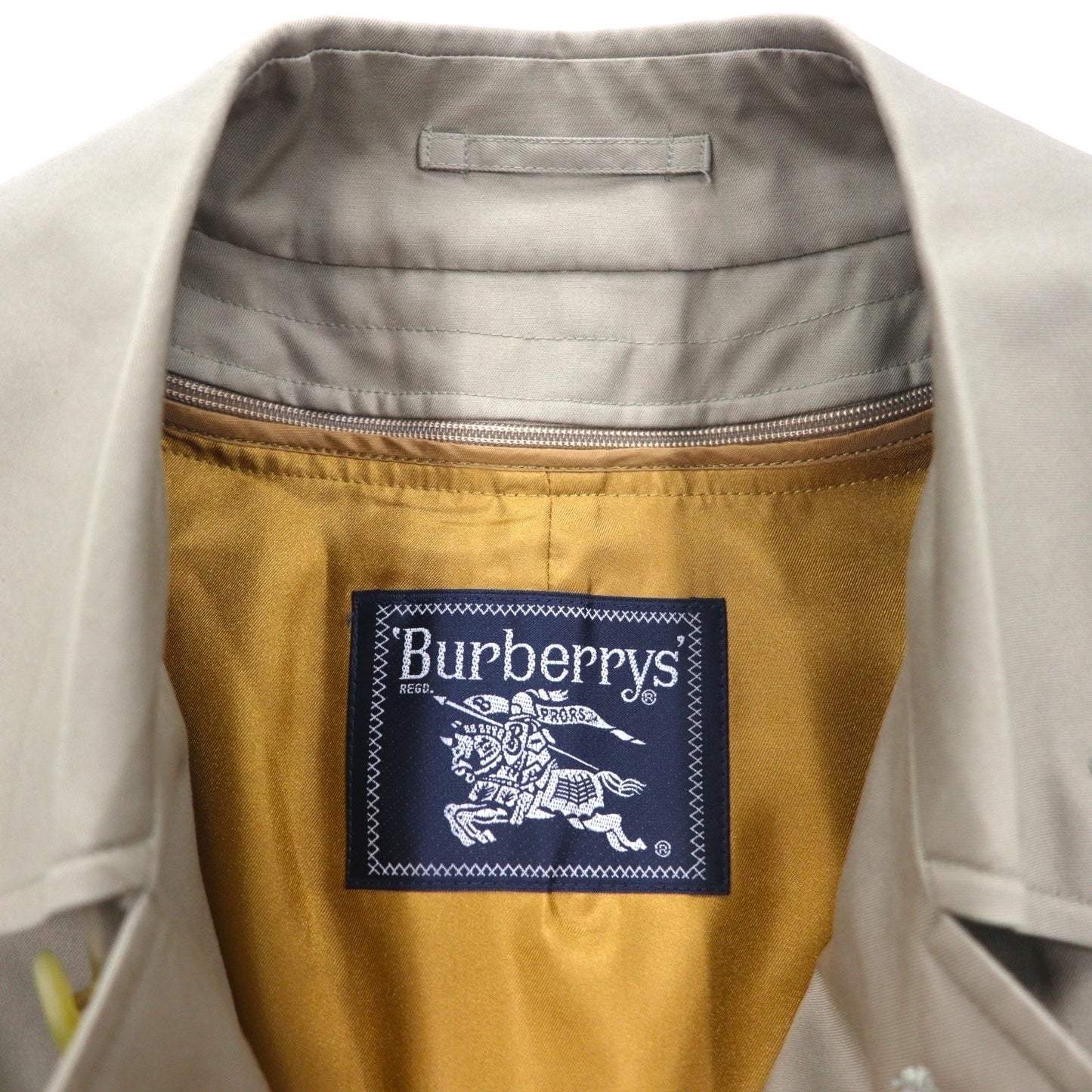 Burberry's 80s Balmacaan Coat, Size M, Beige, with Detachable Nova Check Lining