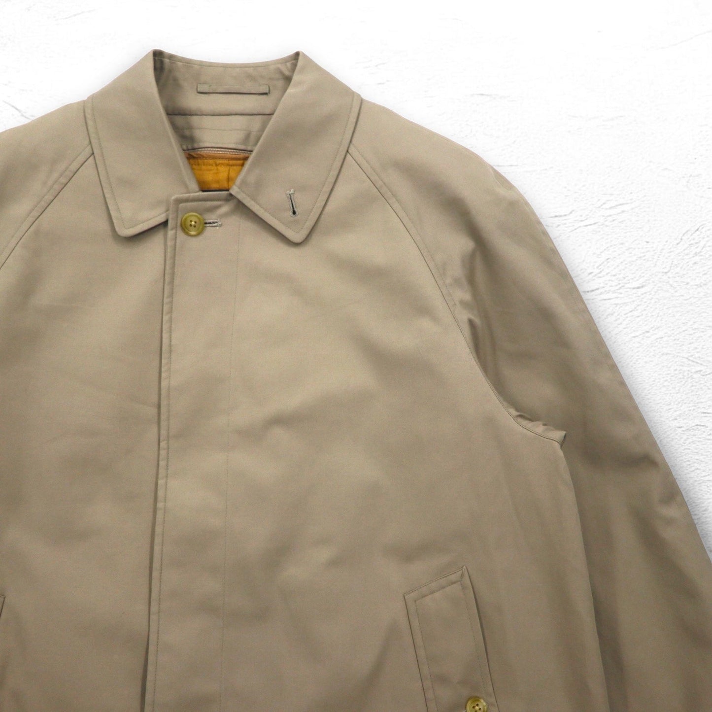 Burberry's 80s Balmacaan Coat, Size M, Beige, with Detachable Nova Check Lining