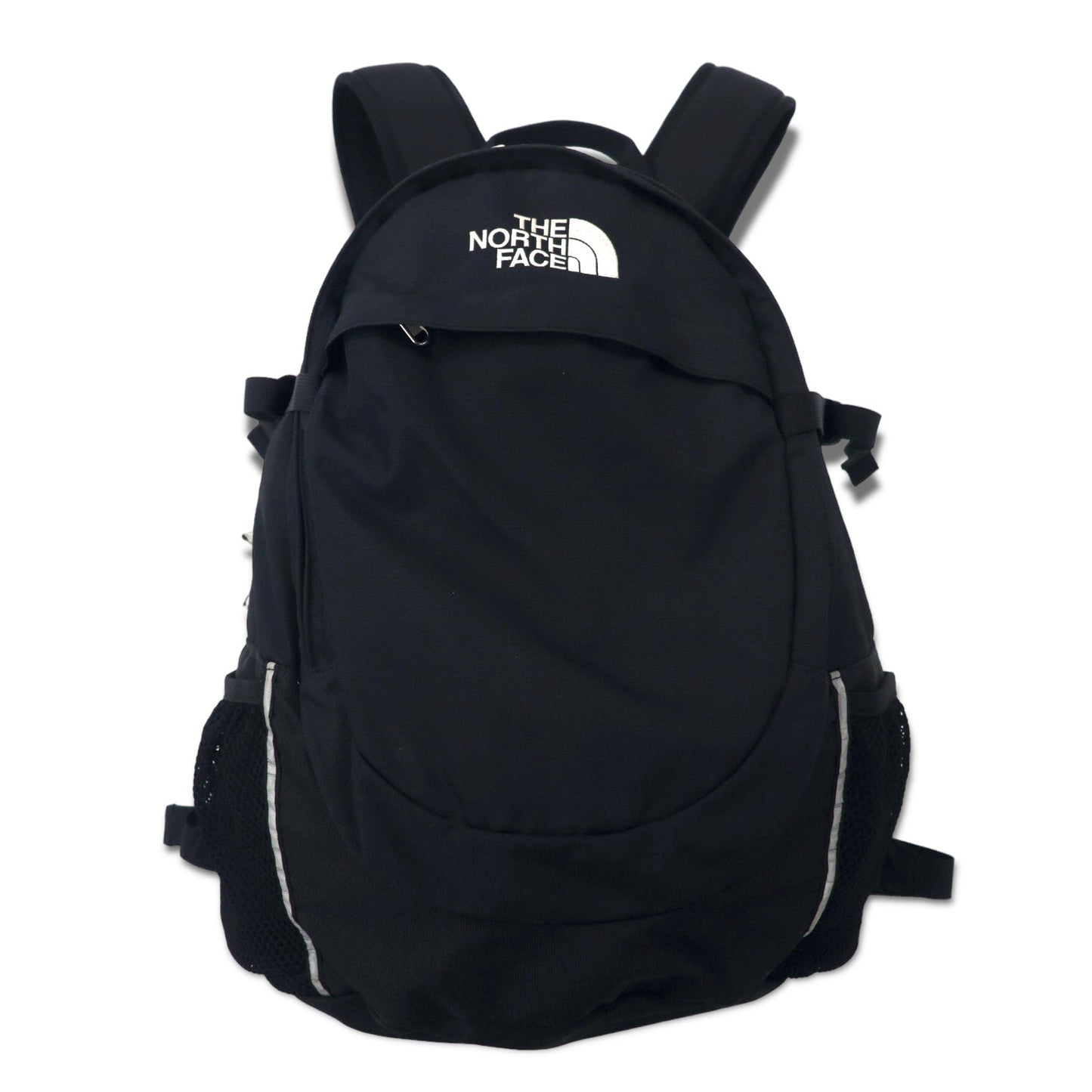 THE NORTH FACE Borderline Backpack, 30L, Black Nylon, with Embroidered Logo, NM07711A