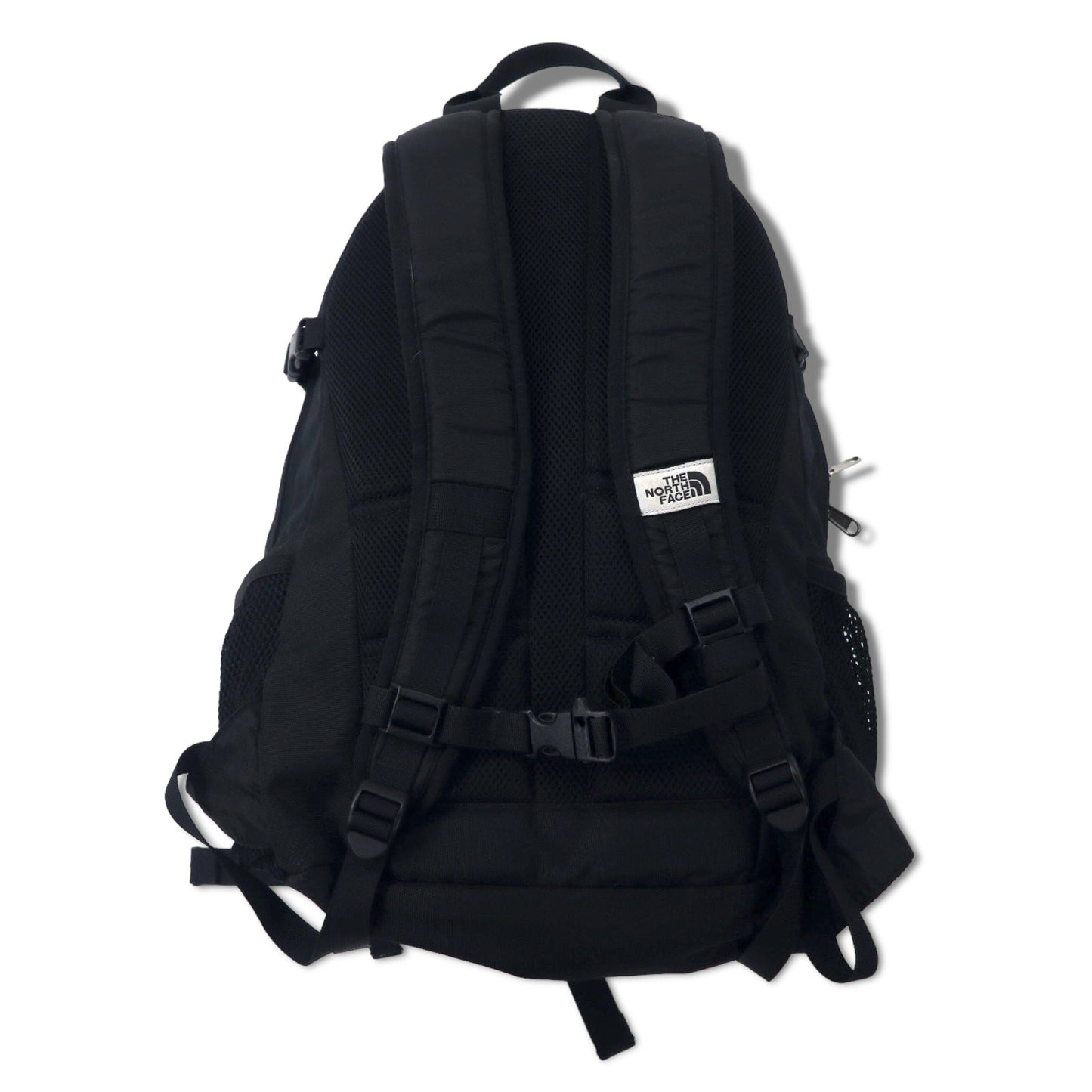 THE NORTH FACE Borderline Backpack, 30L, Black Nylon, with Embroidered Logo, NM07711A