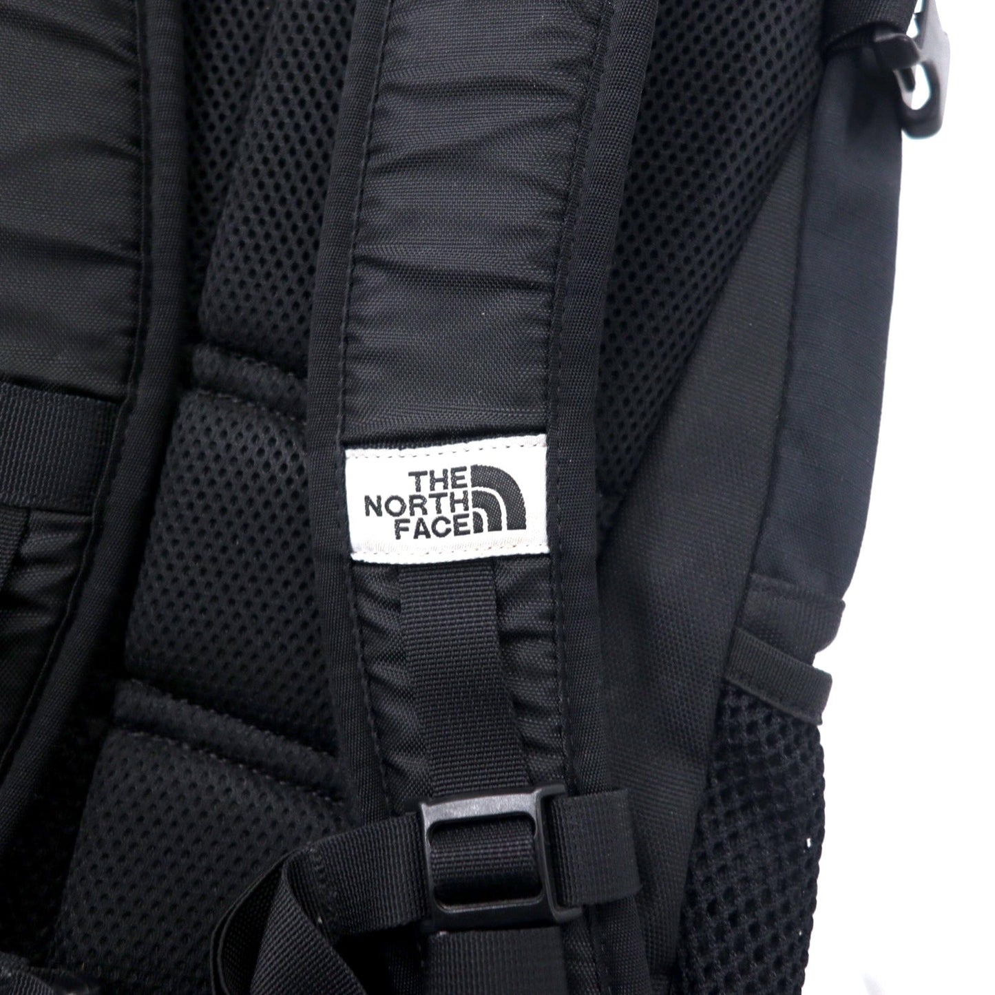 THE NORTH FACE Borderline Backpack, 30L, Black Nylon, with Embroidered Logo, NM07711A