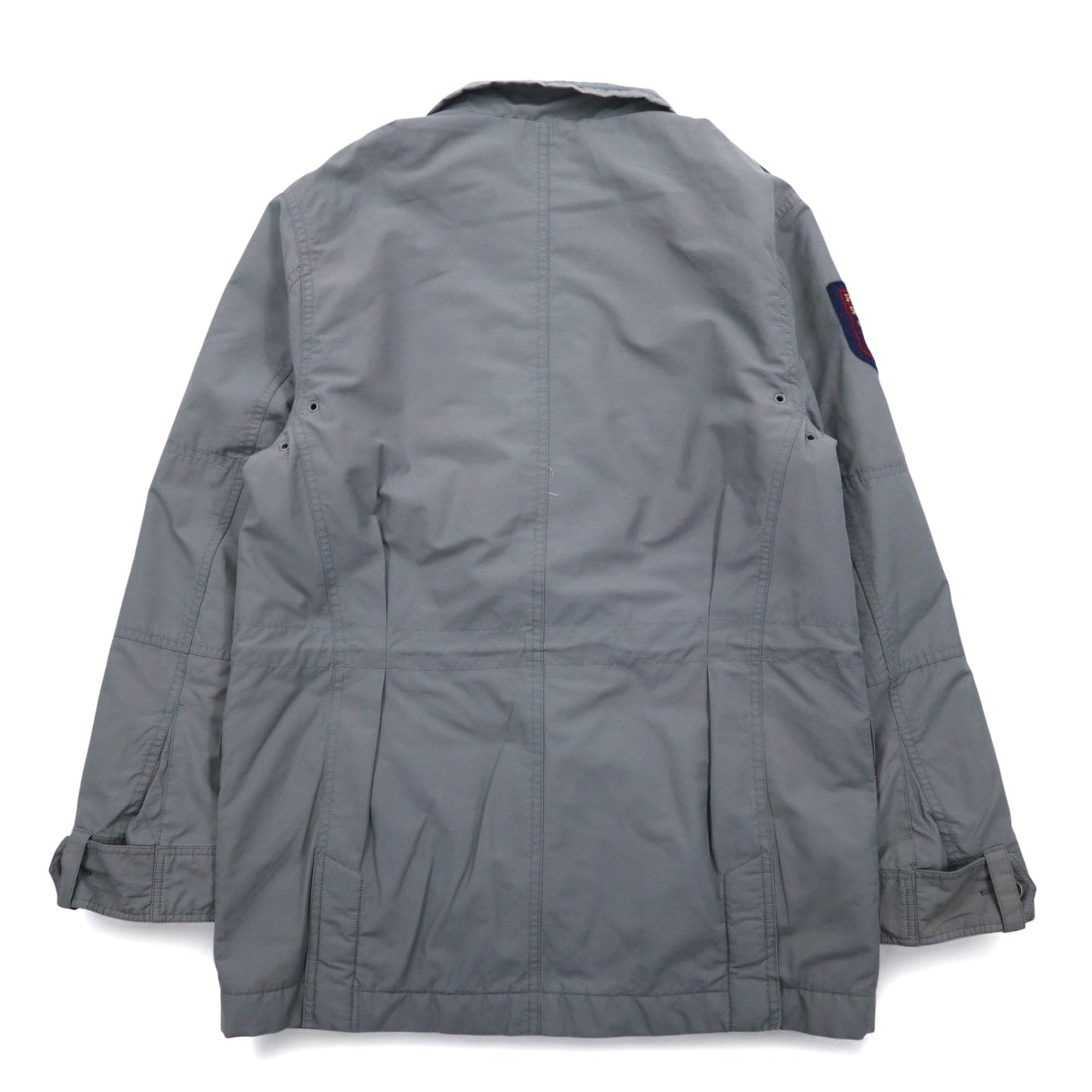 POLO RALPH LAUREN M-65 Field Jacket, Military Jacket, Size L, Gray, Logo Patch