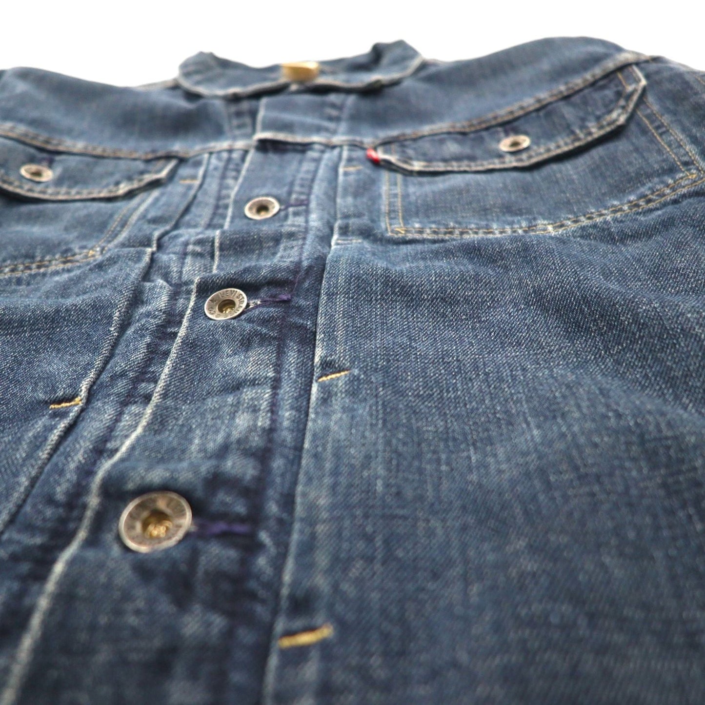 Levi's 00年代 2ndタイプ キルティングライナー デニムトラッカージャケット Gジャン XL インディゴ 70528-0359