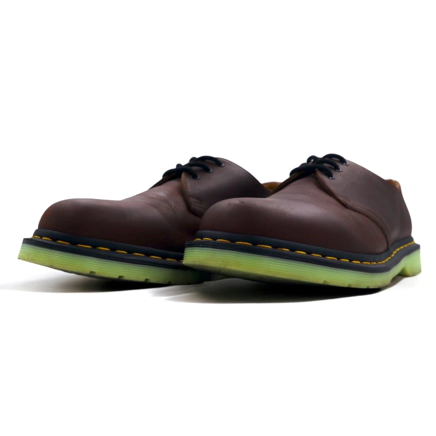 Dr.Martens 3ホール ドレスシューズ 27cm ブラウン レザー プレーントゥ 27161