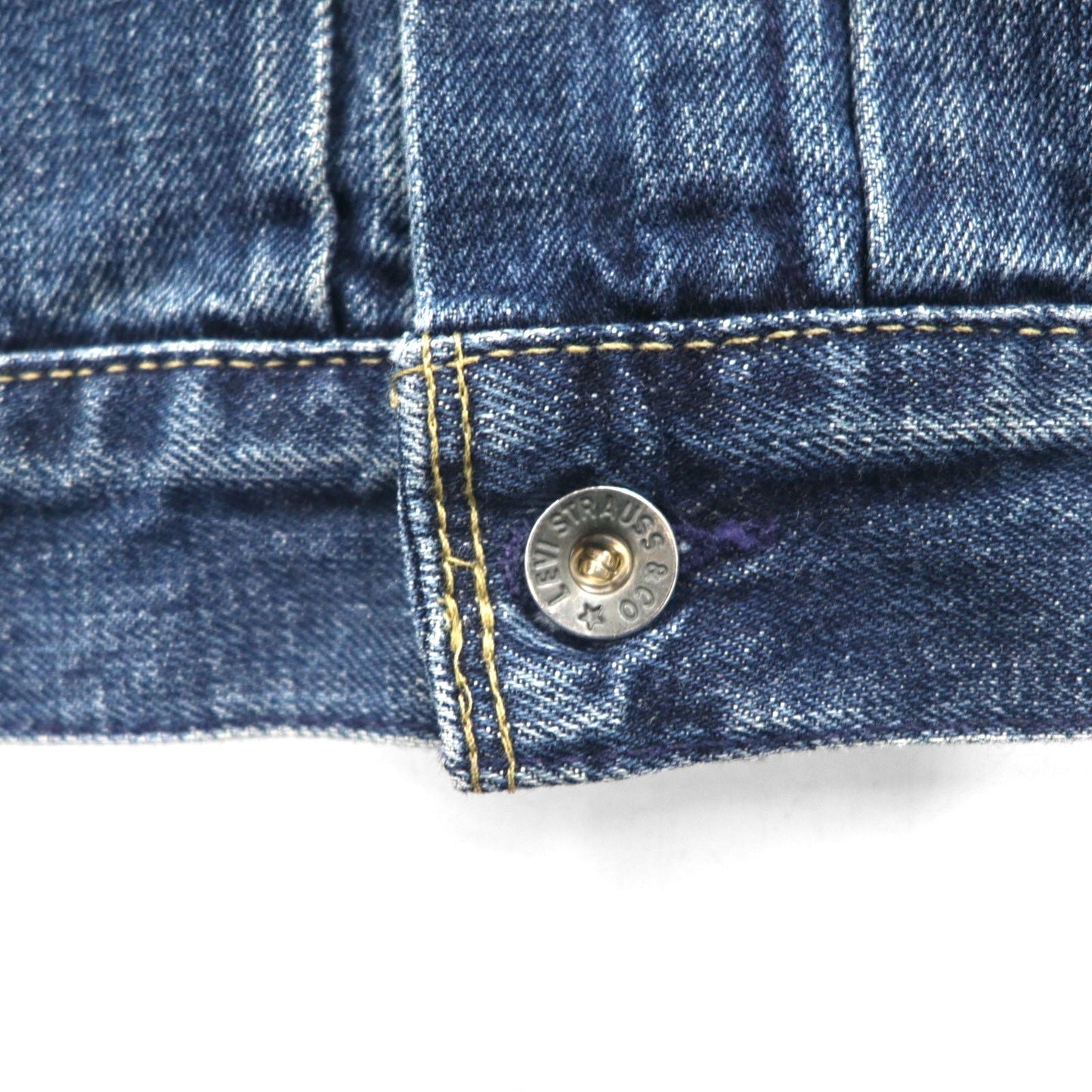 Levi's 00年代 2ndタイプ キルティングライナー デニムトラッカージャケット Gジャン XL インディゴ 70528-0359