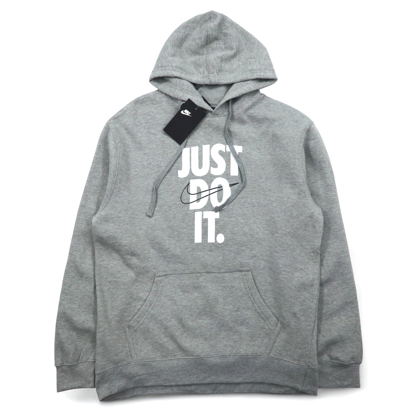NIKE JUST DO IT HOODIE, Size M, Gray, 928717-063, Made in Pakistan, Unused