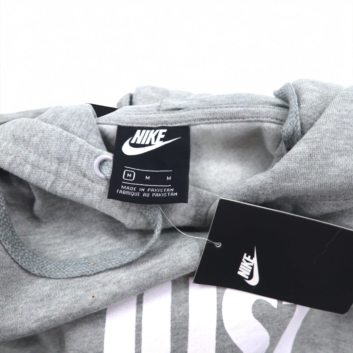 NIKE JUST DO IT HOODIE, Size M, Gray, 928717-063, Made in Pakistan, Unused