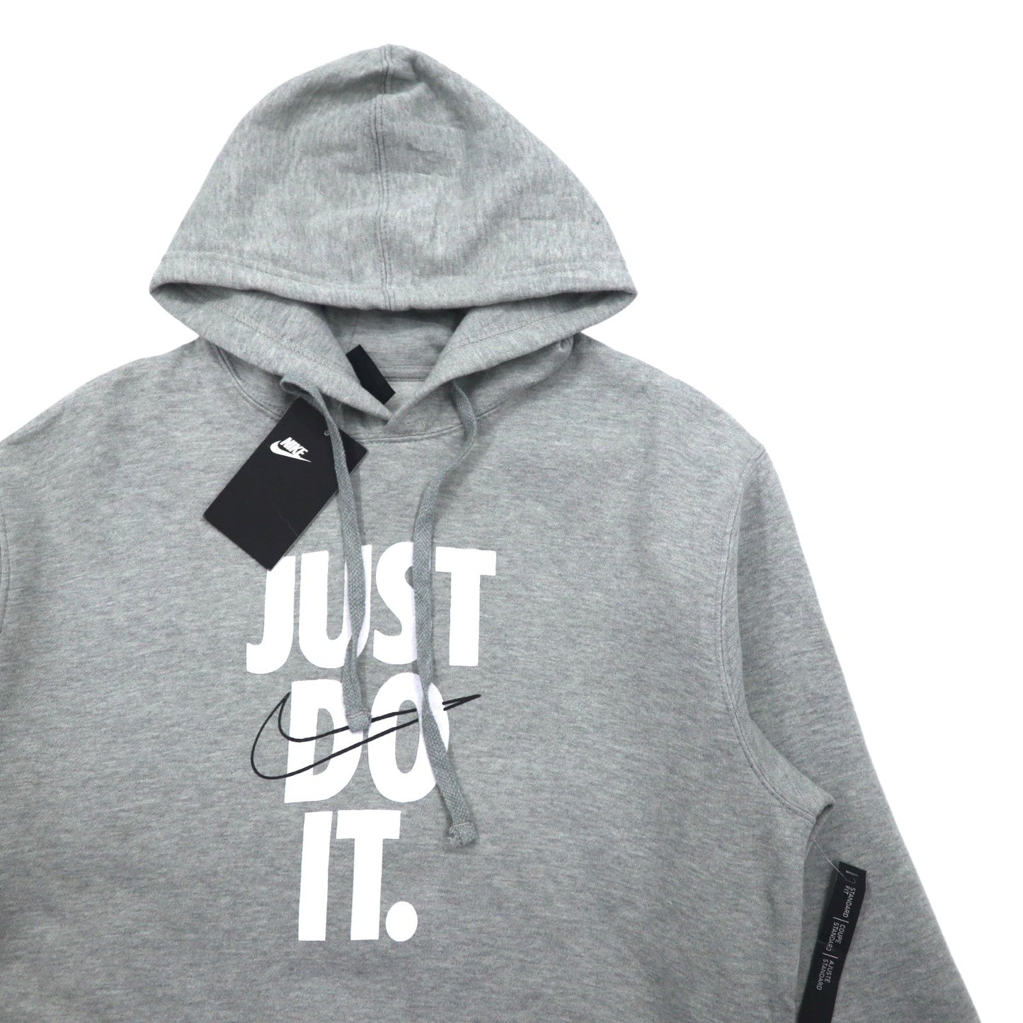 NIKE JUST DO IT HOODIE, Size M, Gray, 928717-063, Made in Pakistan, Unused