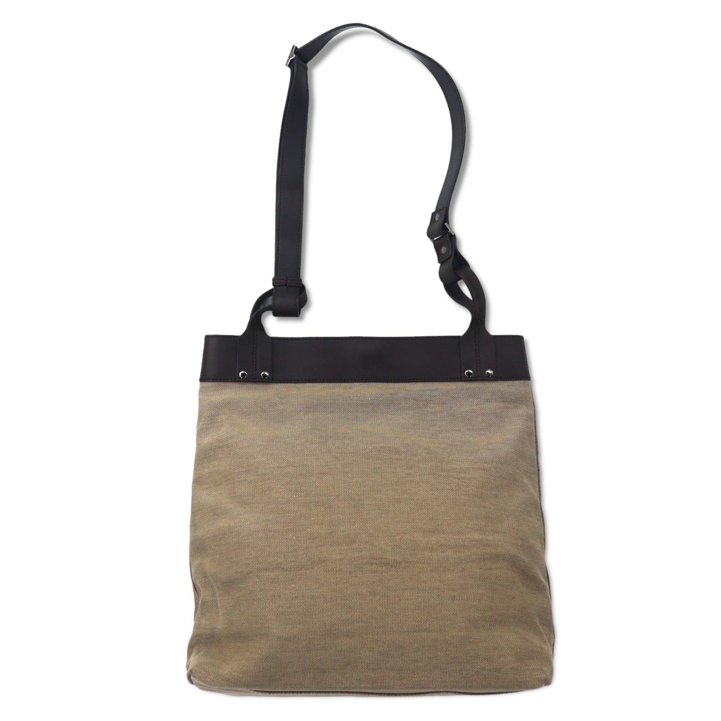 GUCCI 2-way canvas tote bag/shoulder bag in beige with leather accents 106301 1705