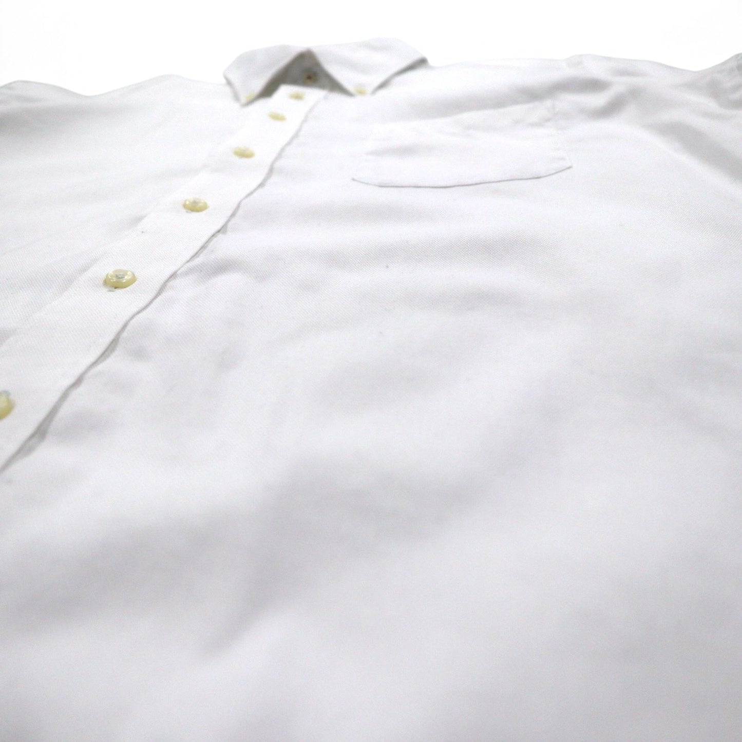 CHAPS Oxford Button-Down Shirt, Large, White, Non-Iron Pure Cotton