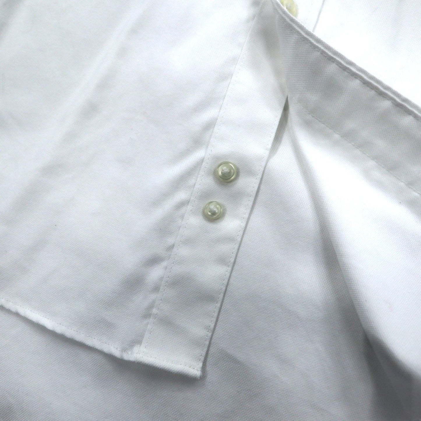 CHAPS Oxford Button-Down Shirt, Large, White, Non-Iron Pure Cotton