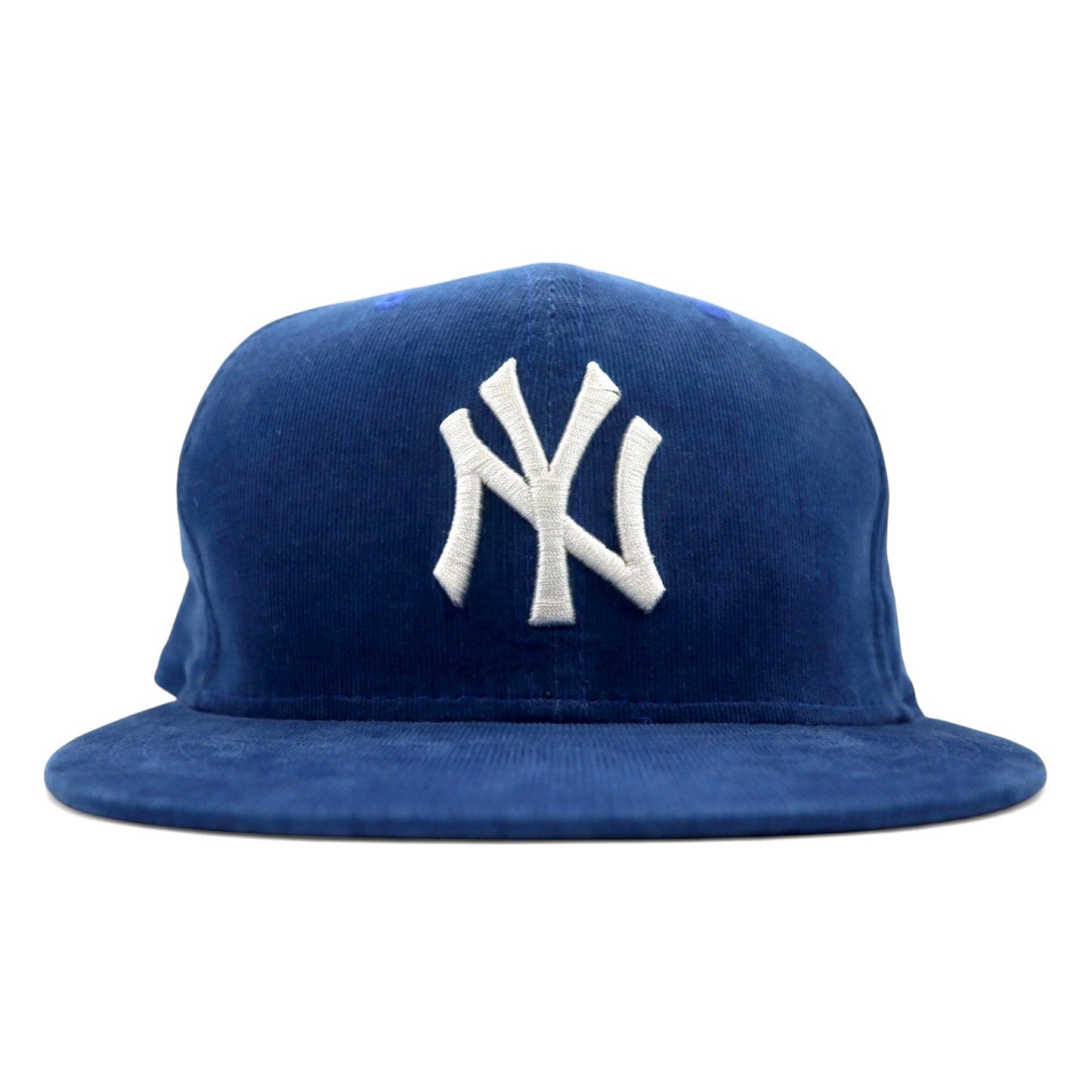 New Era Baseball Cap, 21.5 inches (59.6 cm), Blue Corduroy, MLB, New York Yankees