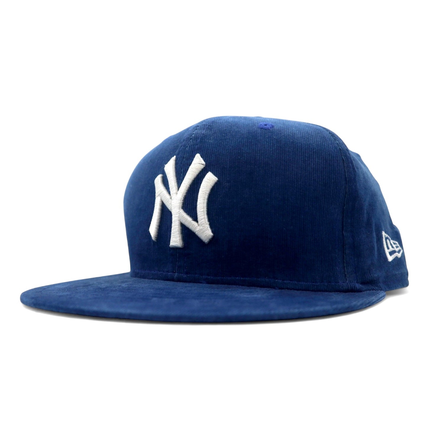 New Era Baseball Cap, 21.5 inches (59.6 cm), Blue Corduroy, MLB, New York Yankees