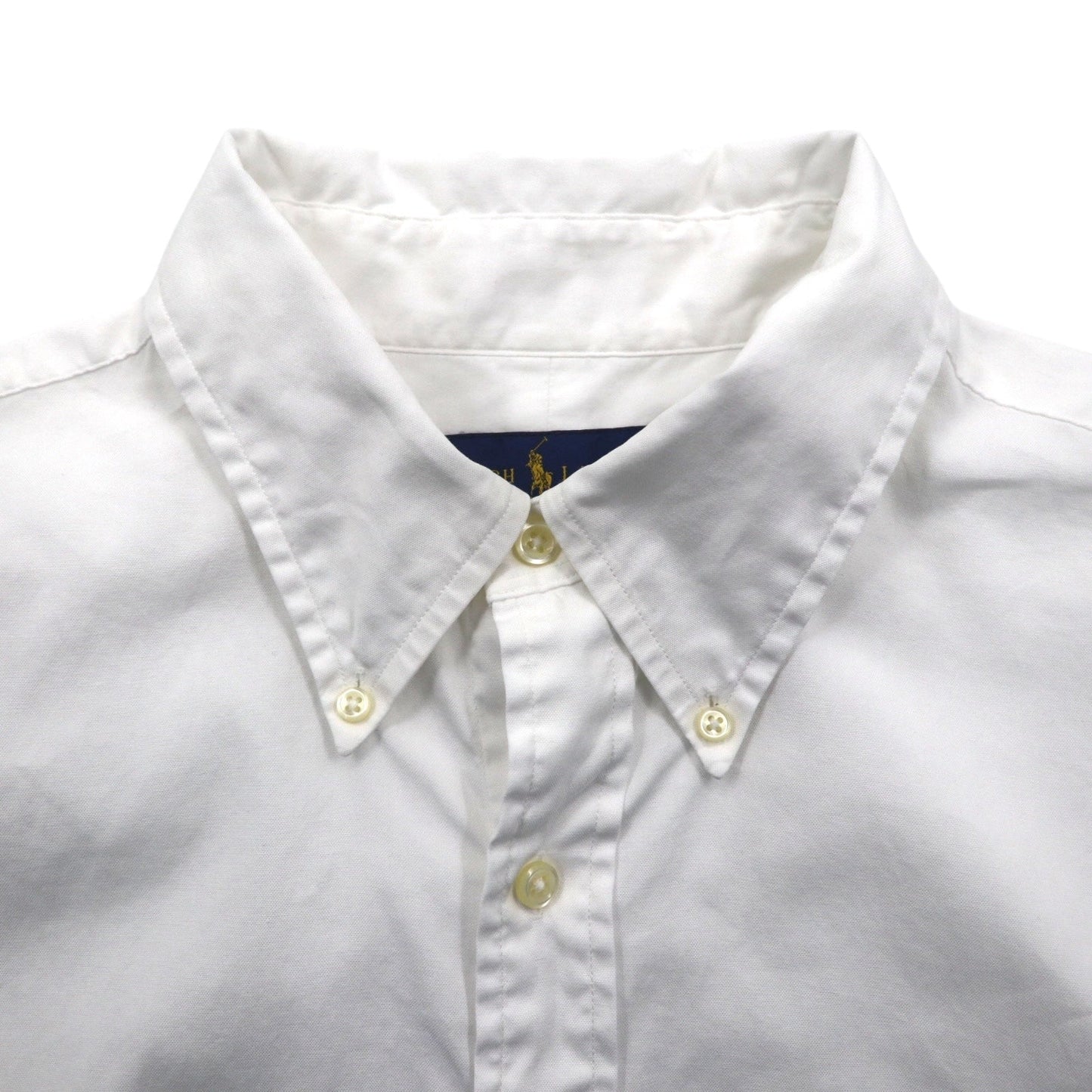 Ralph Lauren ボタンダウン シャツ XL ホワイト コットン スモールポニー刺繡